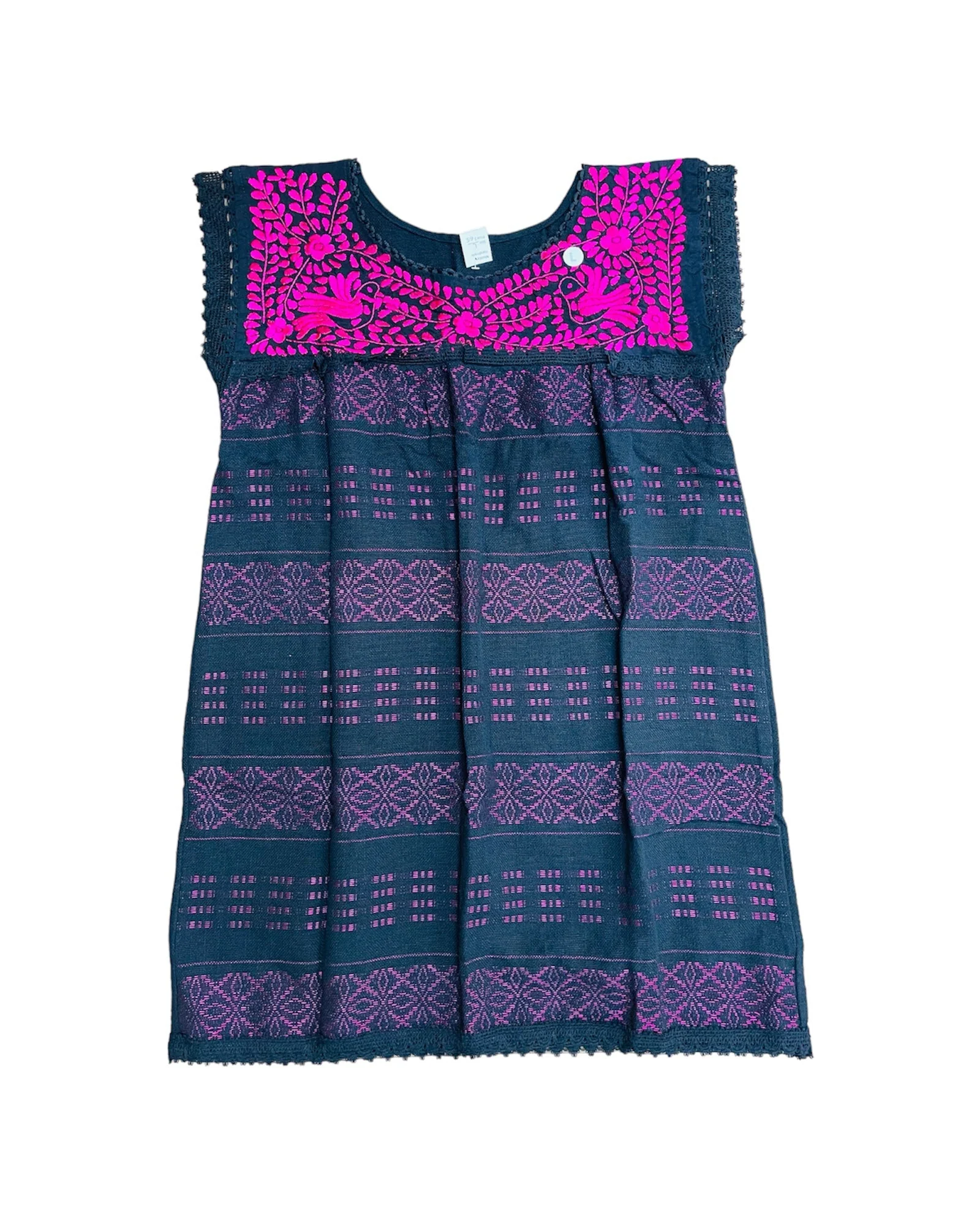 Oaxaca Black Loomed Dress - Image 10