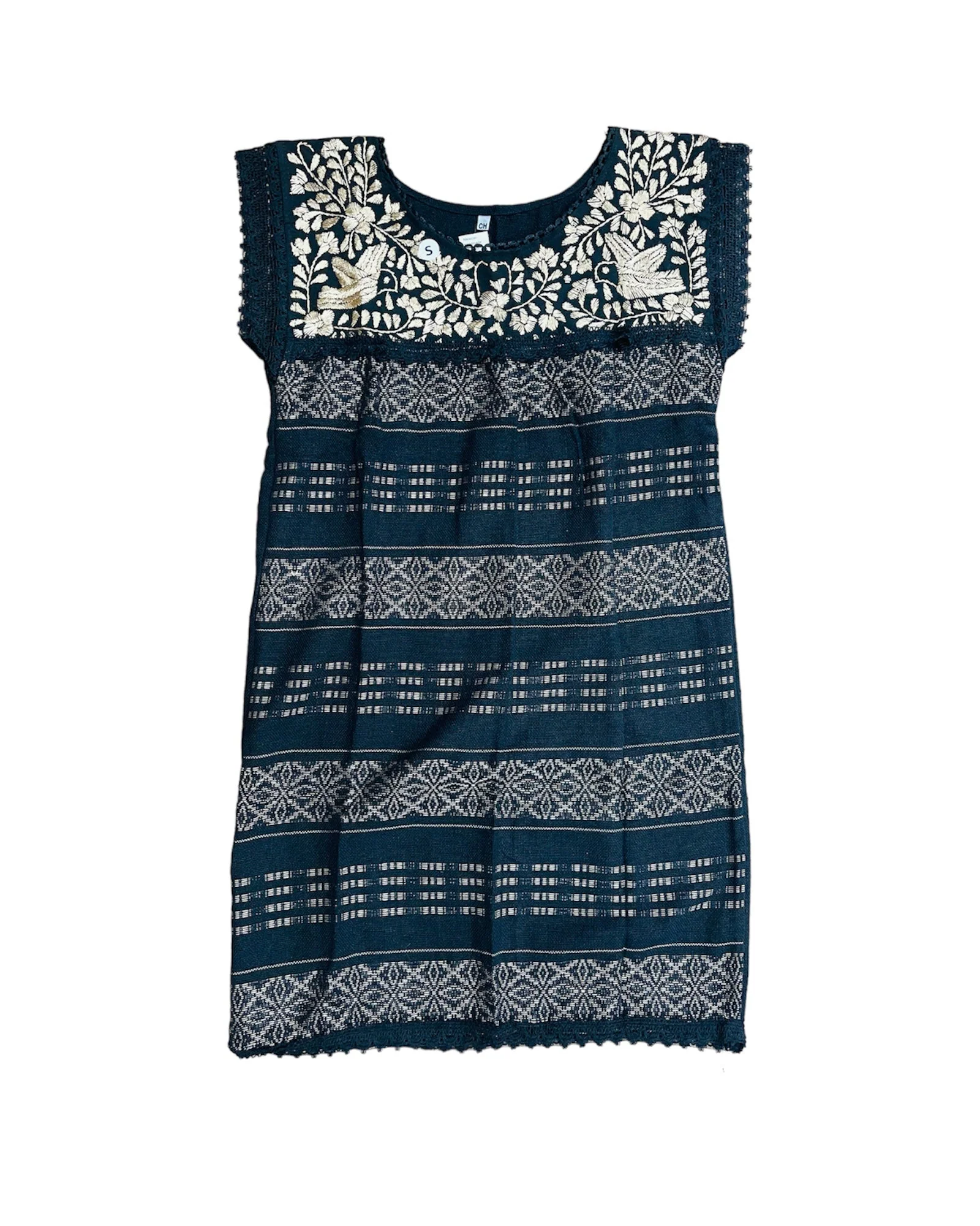 Oaxaca Black Loomed Dress - Image 7
