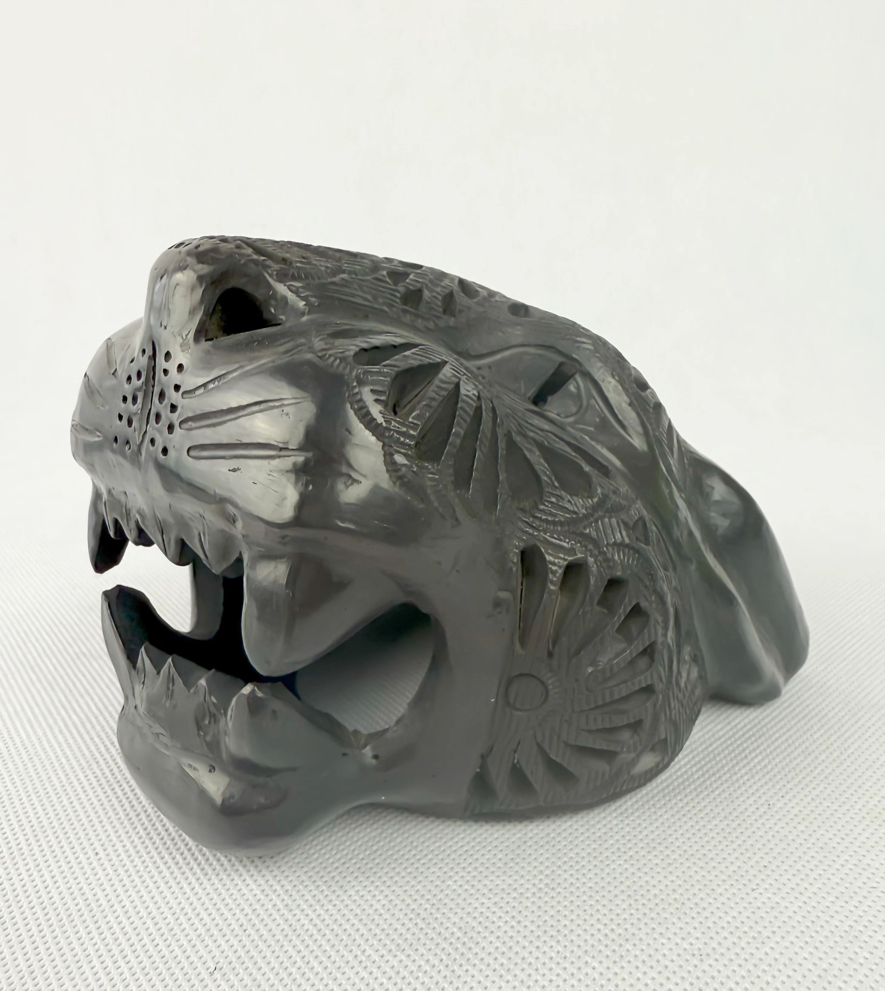 Oaxaca Black Clay Jaguar - Barro Negro Black Jaguar - Image 5