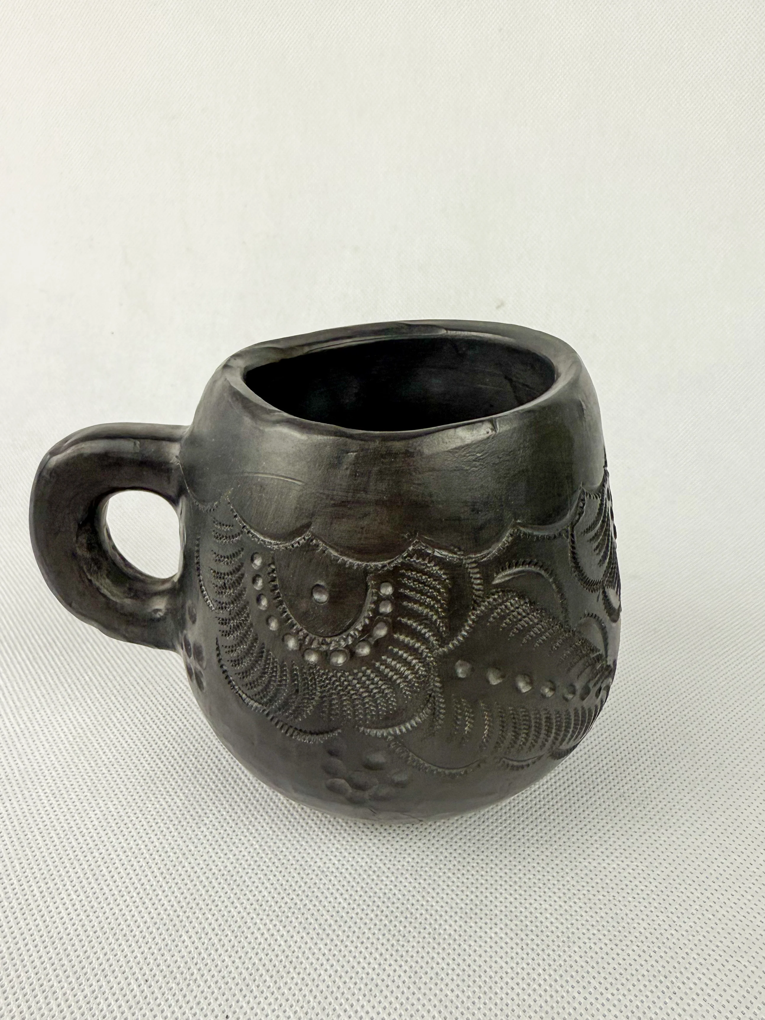 Oaxaca Black Clay Mugs - Taza Barro Negro - Image 12