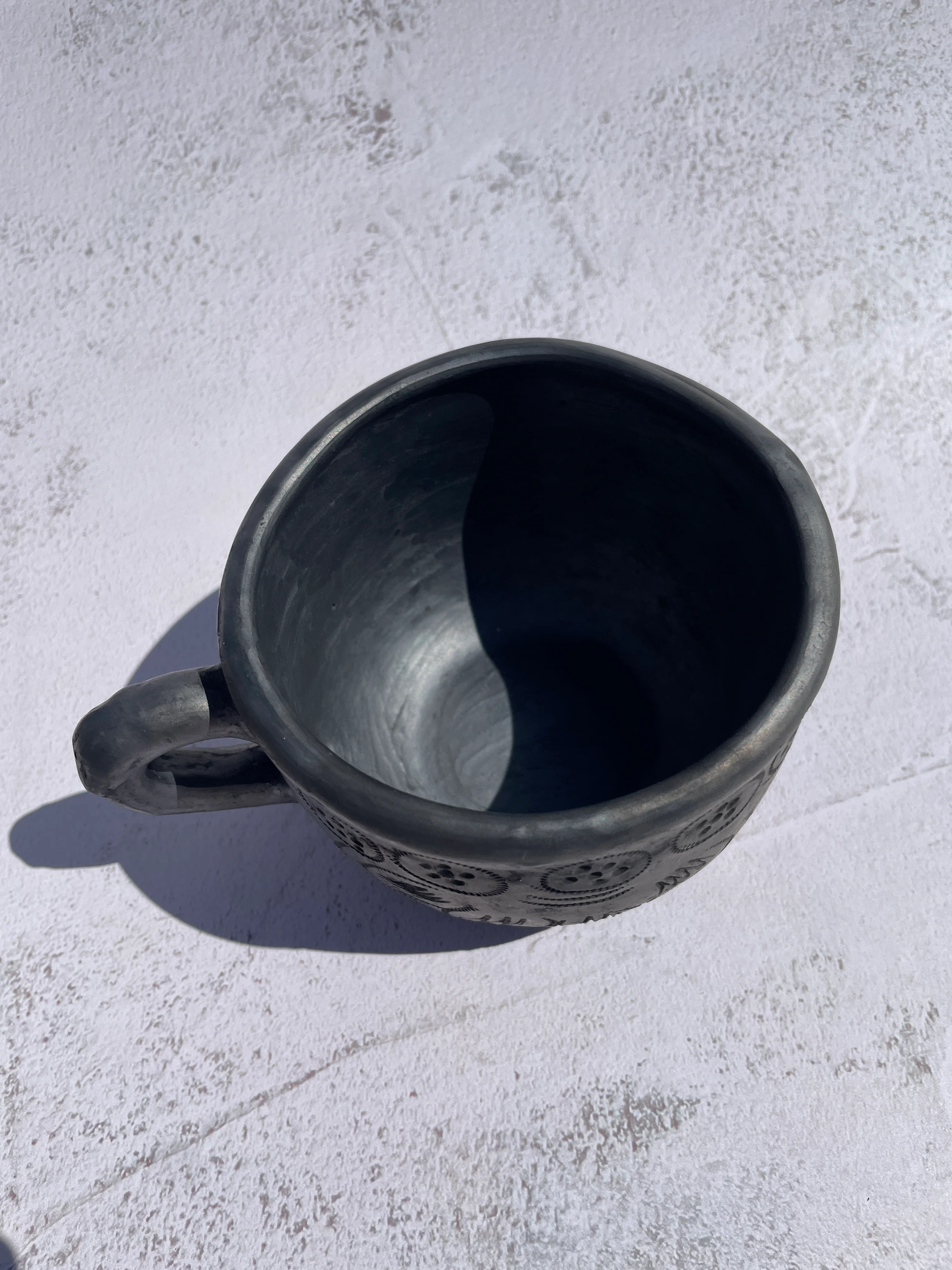 Oaxaca Black Clay Mugs - Taza Barro Negro - Image 9