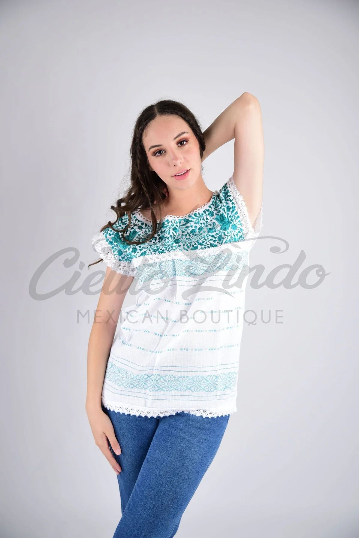 Oaxaca Paloma White Blouse - Blusa Blanca Oaxaca - Image 7