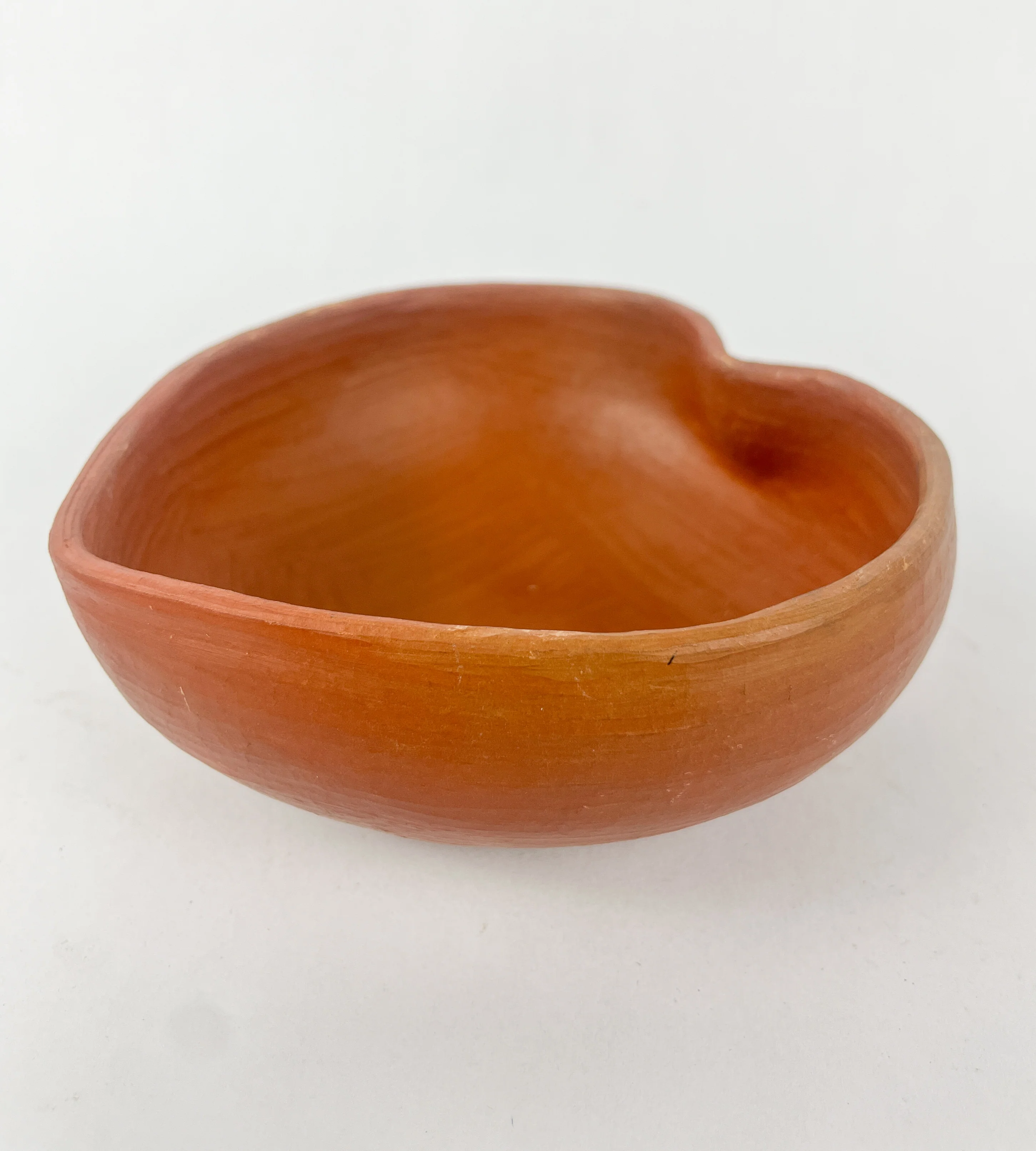 Oaxaca Red Clay Heart Bowls Set of 2 - Corazon Tazones Barro - Image 3