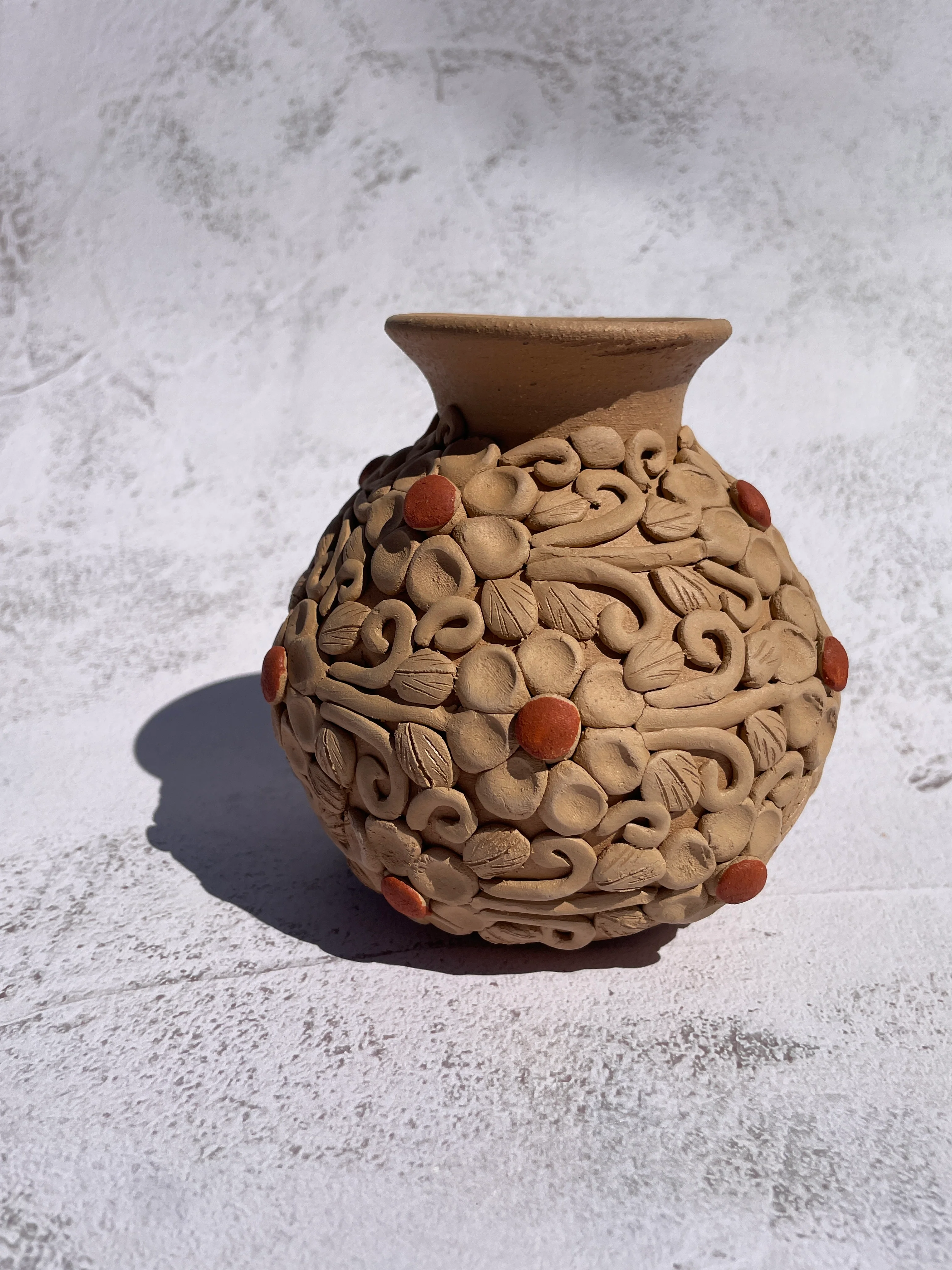 Oaxaca Pottery Small Vase Mexican Vase - Image 3