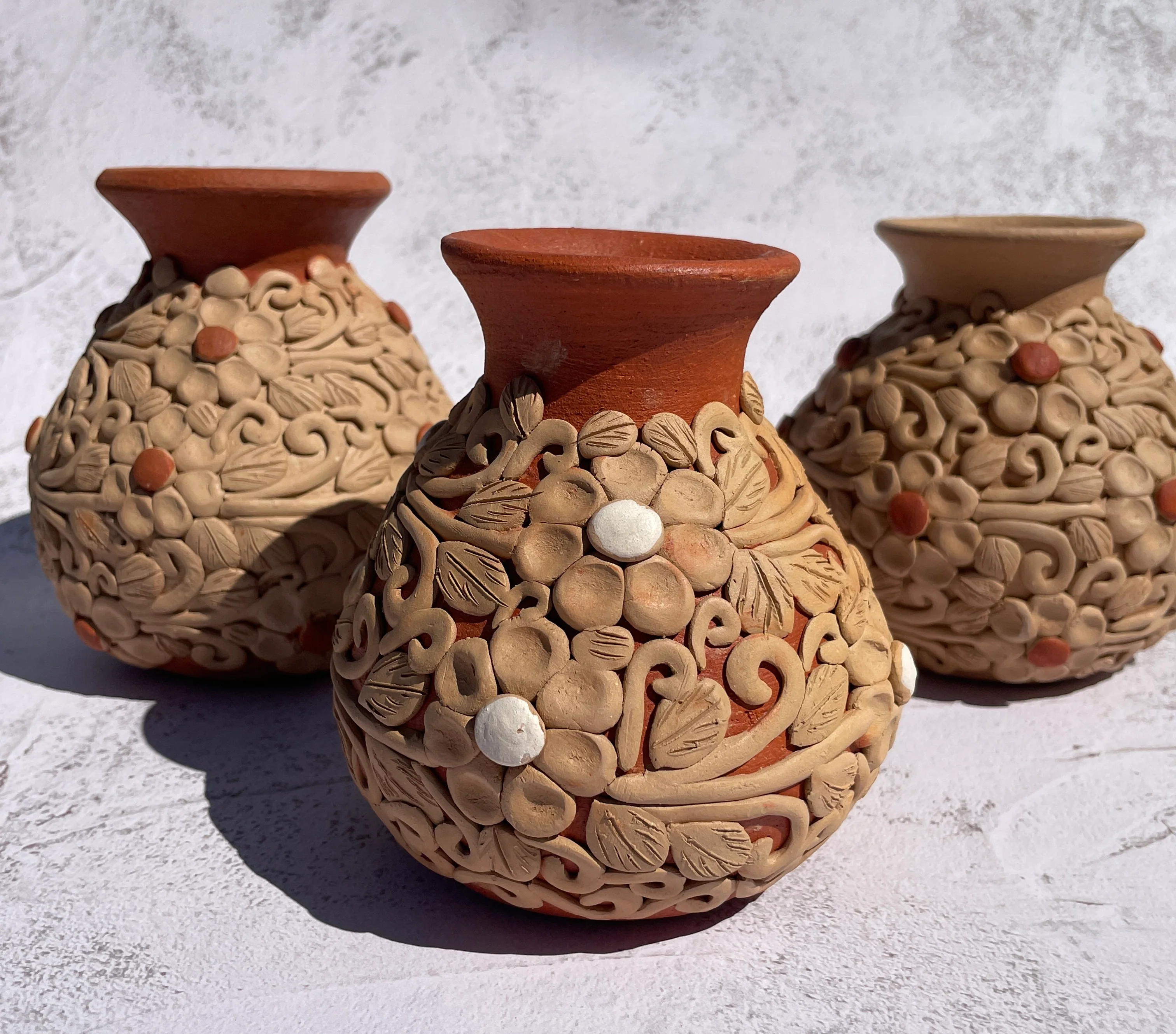 Oaxaca Pottery Small Vase Mexican Vase - Image 5