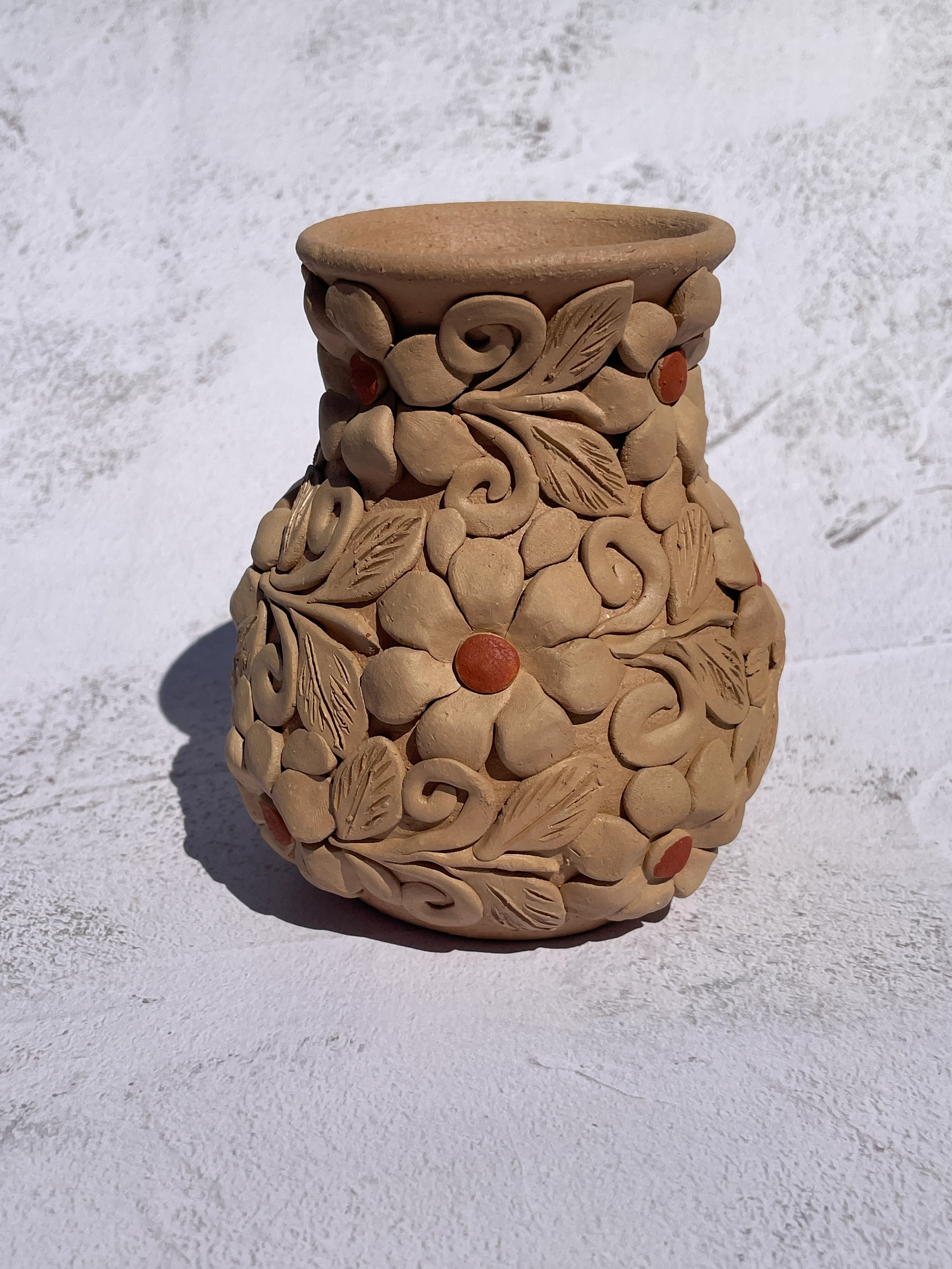 Oaxaca Pottery Small Vase Mexican Vase - Image 8