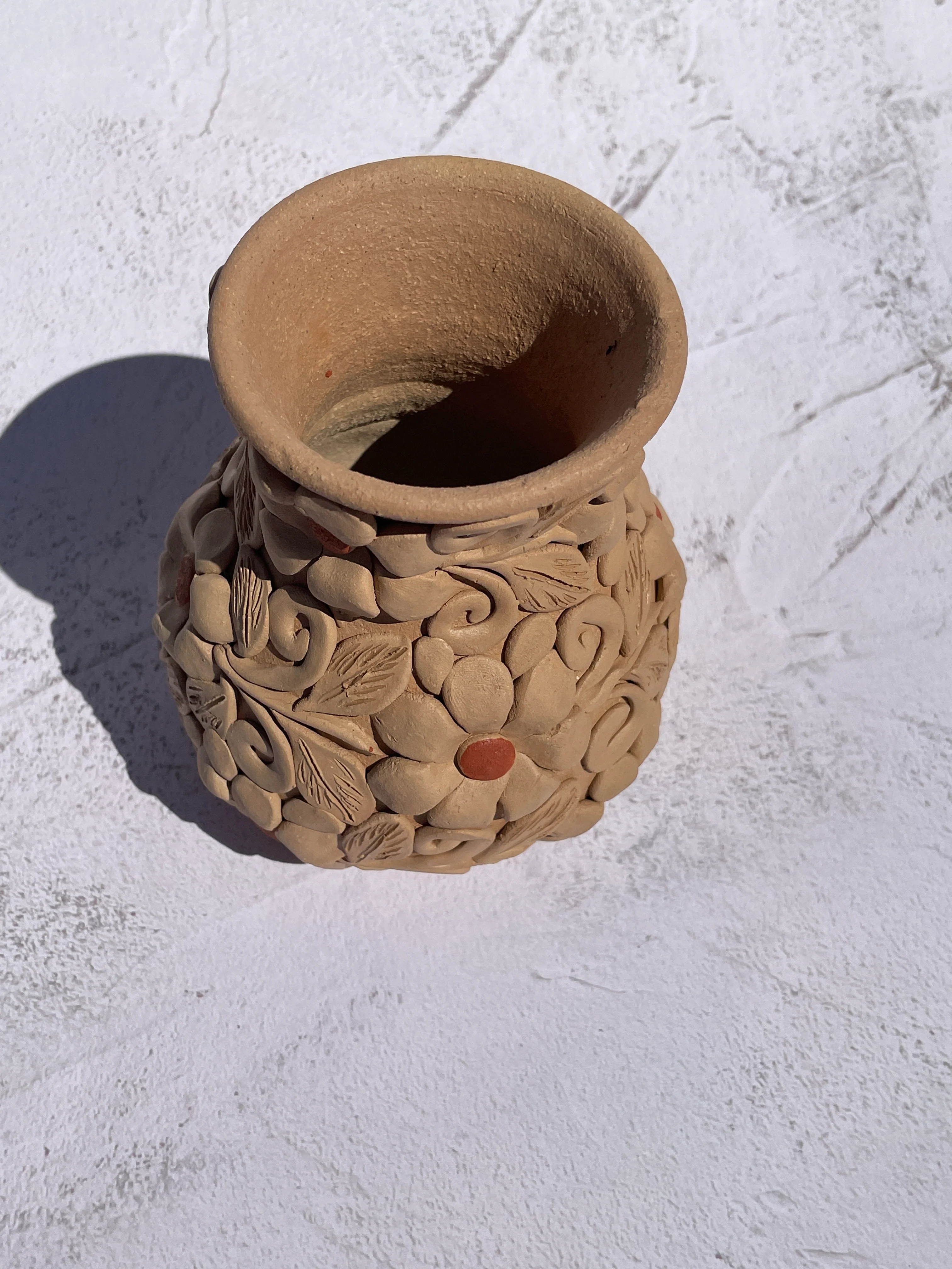 Oaxaca Pottery Small Vase Mexican Vase - Image 9