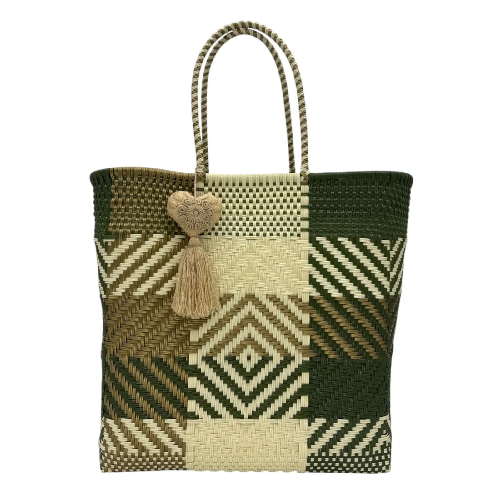 Olive Collection Mexican Market Bag Grocery Bag - Image 4