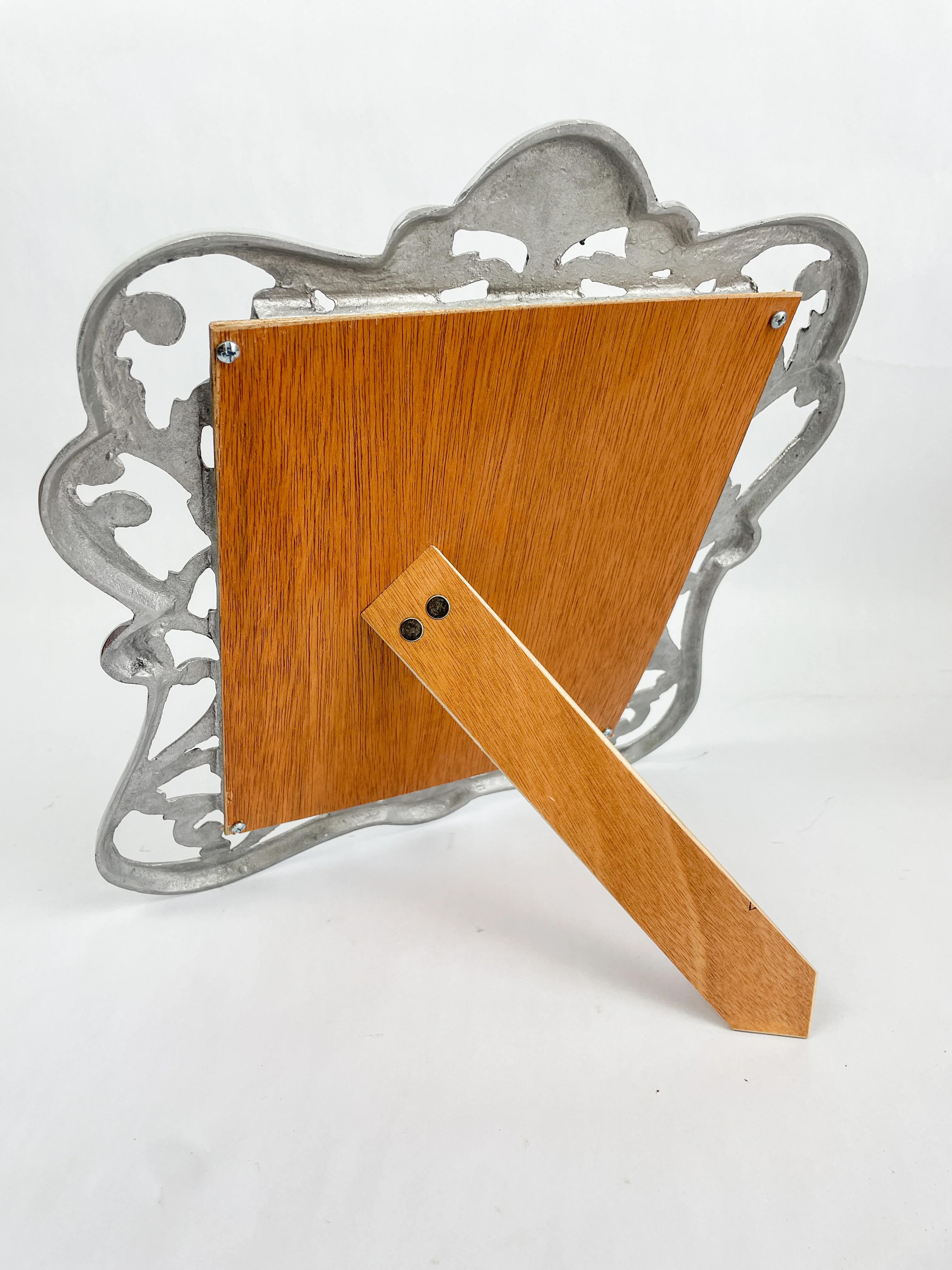 Pewter Picture Frame Large Picture Frame Hacienda Style Picture Frame Portaretratos - Image 3