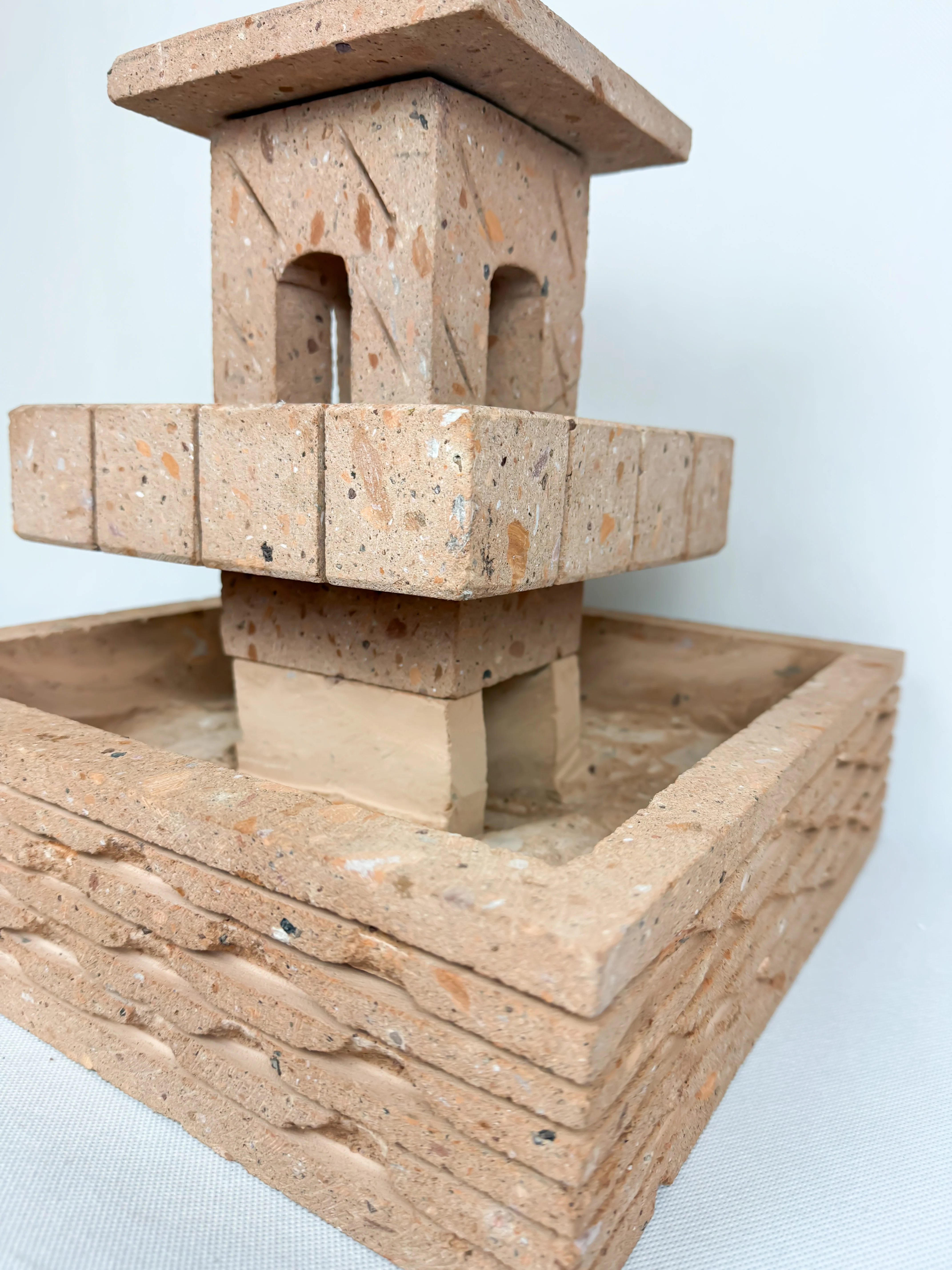 Sandstone Tier Fountain Casita 13"- Fuente Cantera Casita - Image 4
