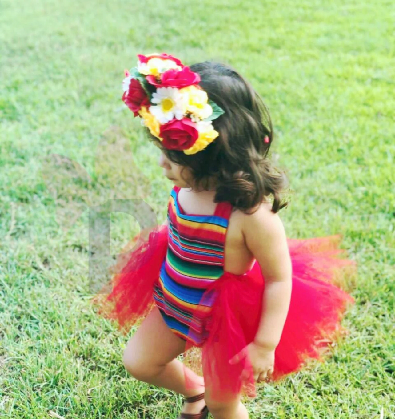 Serape Tutu Romper for Girls - Falda Tutu Bebe - Image 2