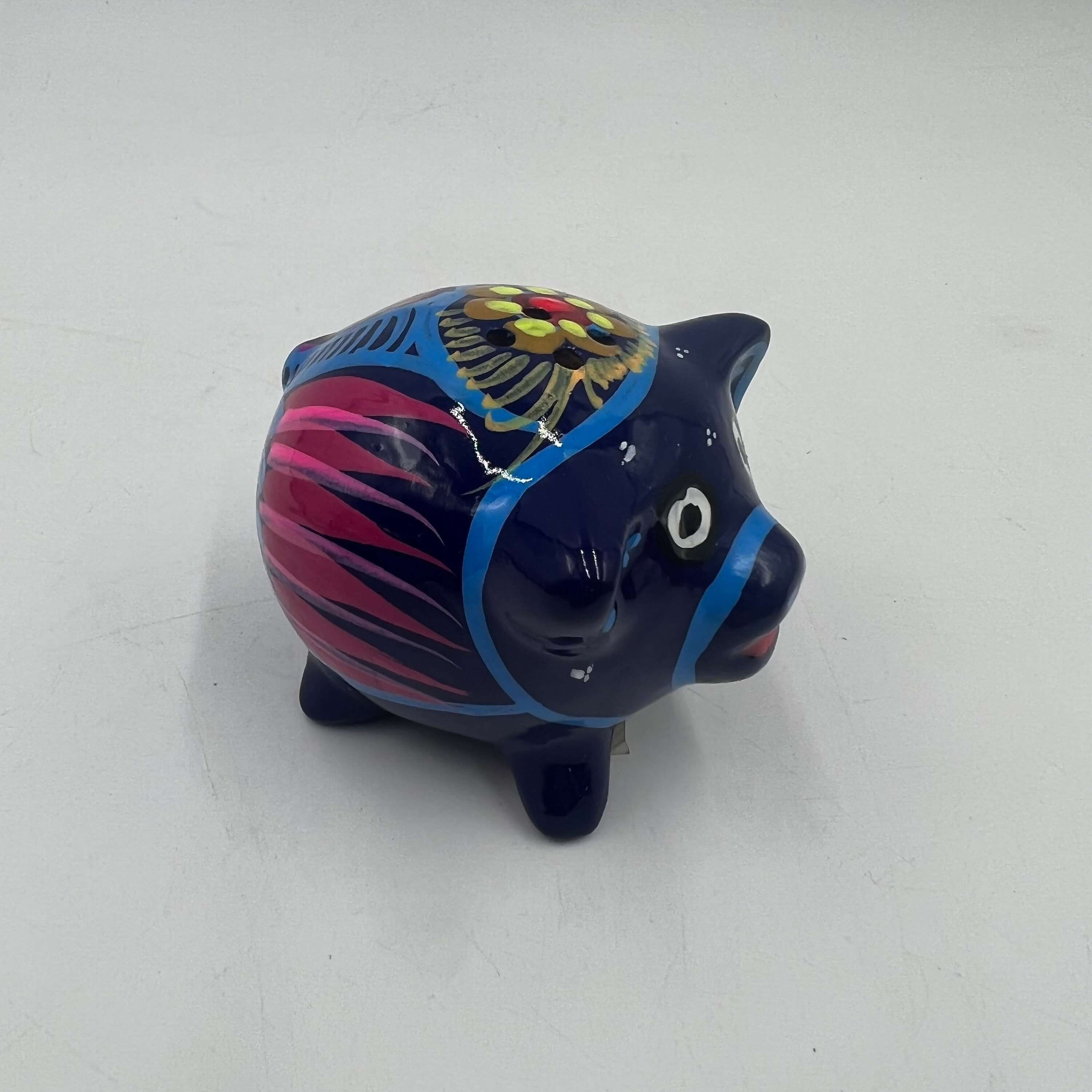 Set of 2 Pig Salt and Pepper Shakers | Hand-Painted Mexican Pottery - Image 6