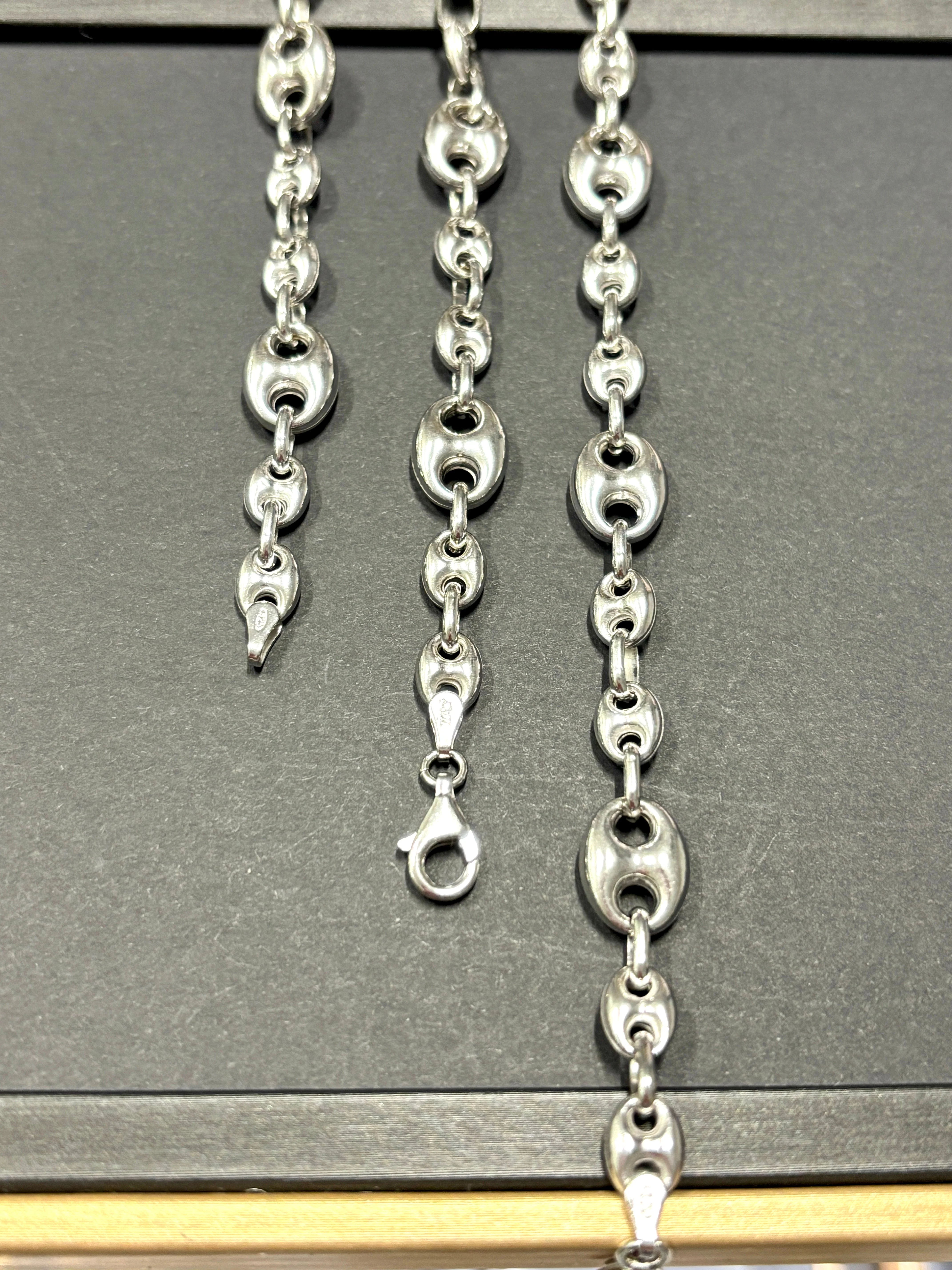 925 Sterling Silver Chain Bracelet - Pulseras de plata - Image 3