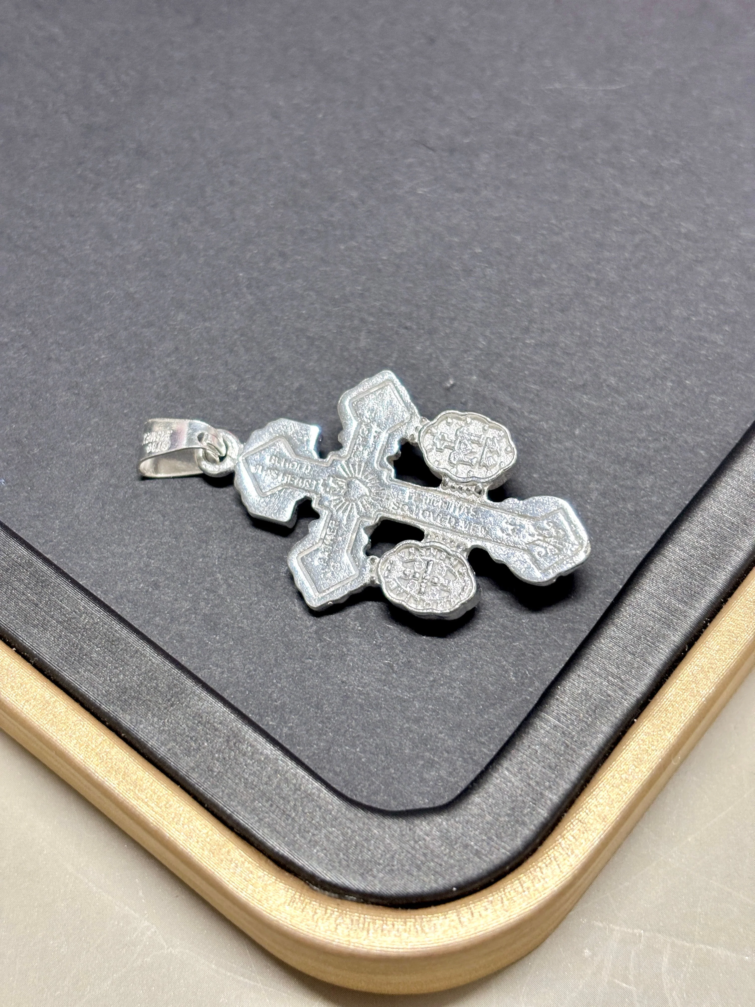 925 Sterling Silver Pardon Cross - Cruz Del perdón plata - Image 2