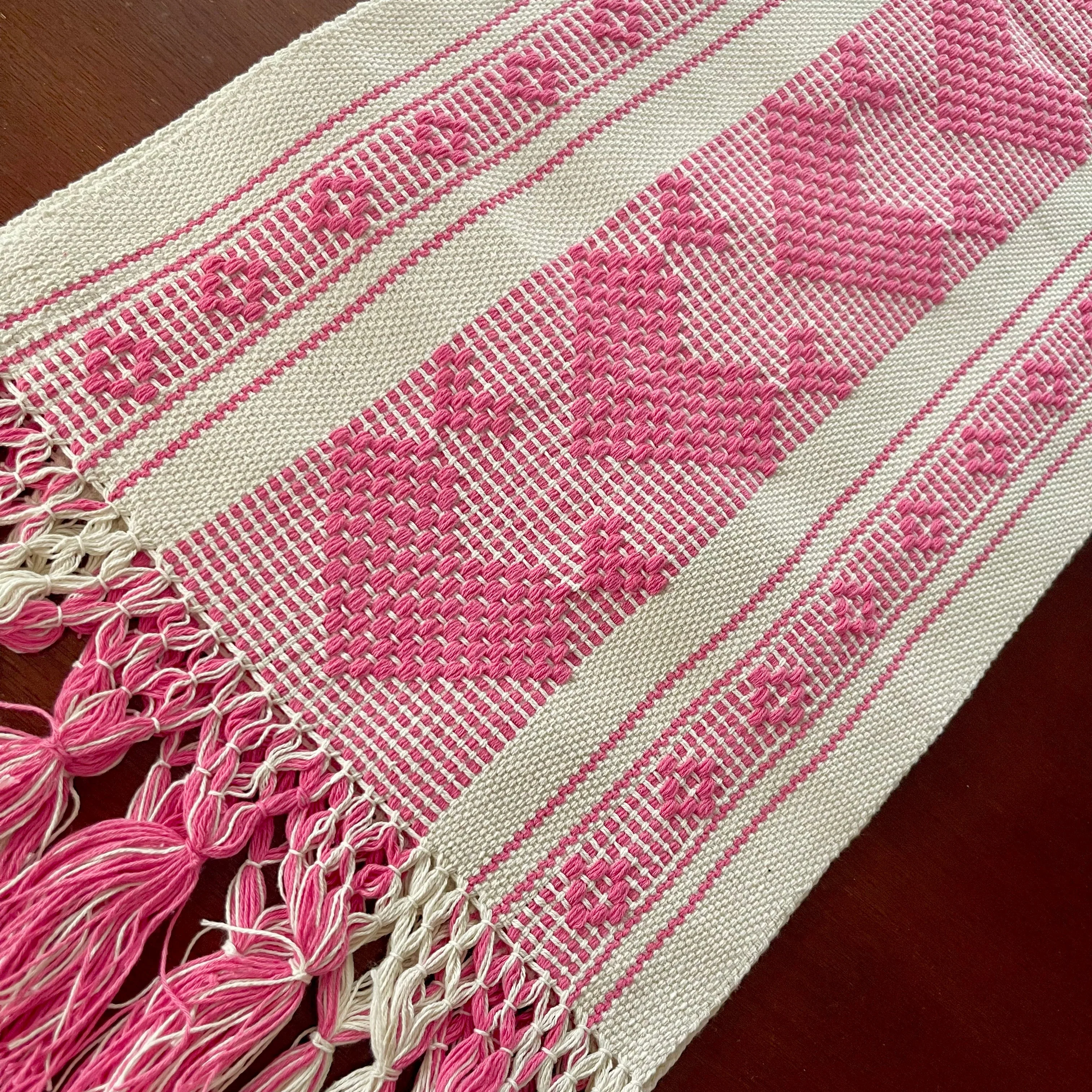 Oaxaca Handwoven Table Runner “Sol” - Image 14