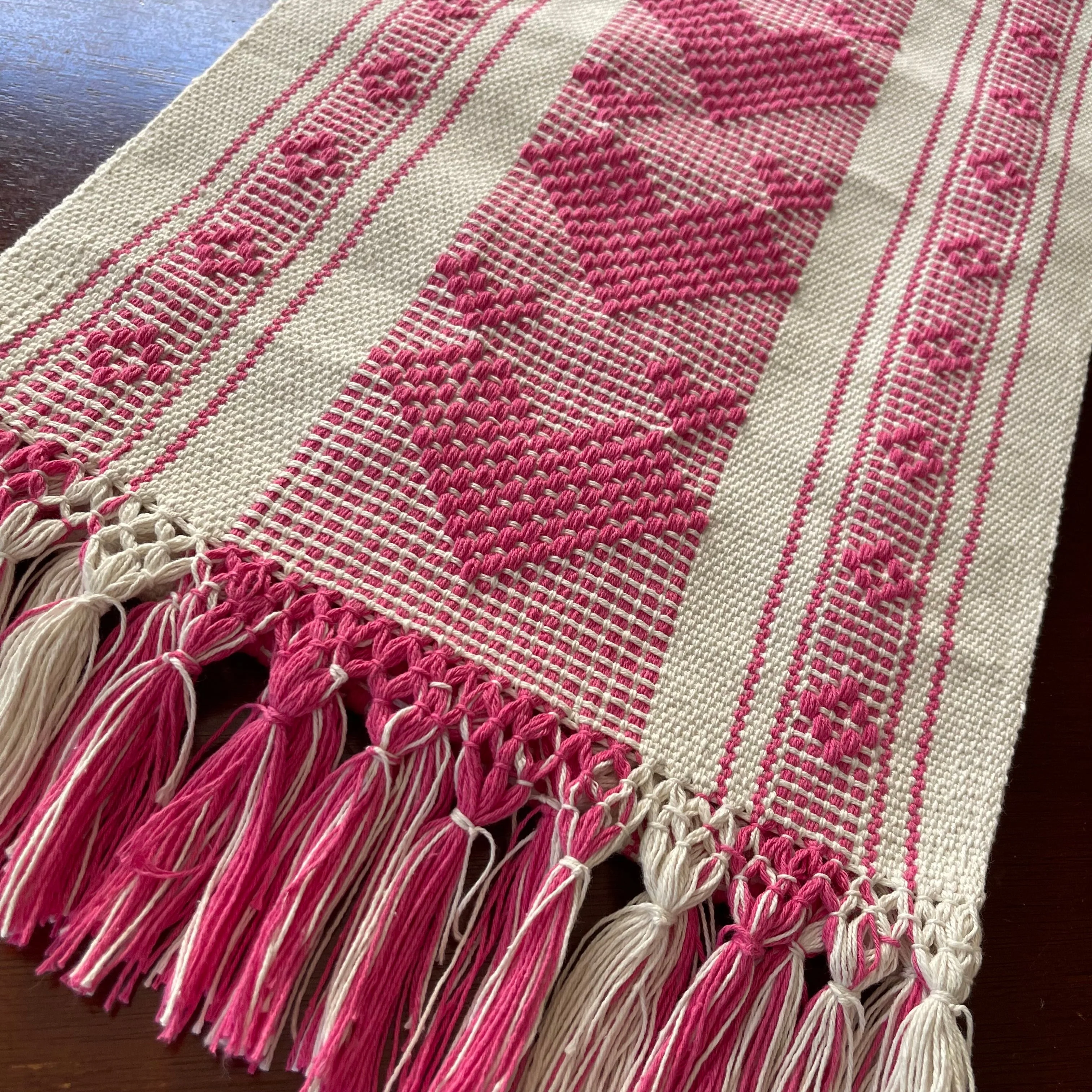 Oaxaca Handwoven Table Runner “Sol” - Image 2