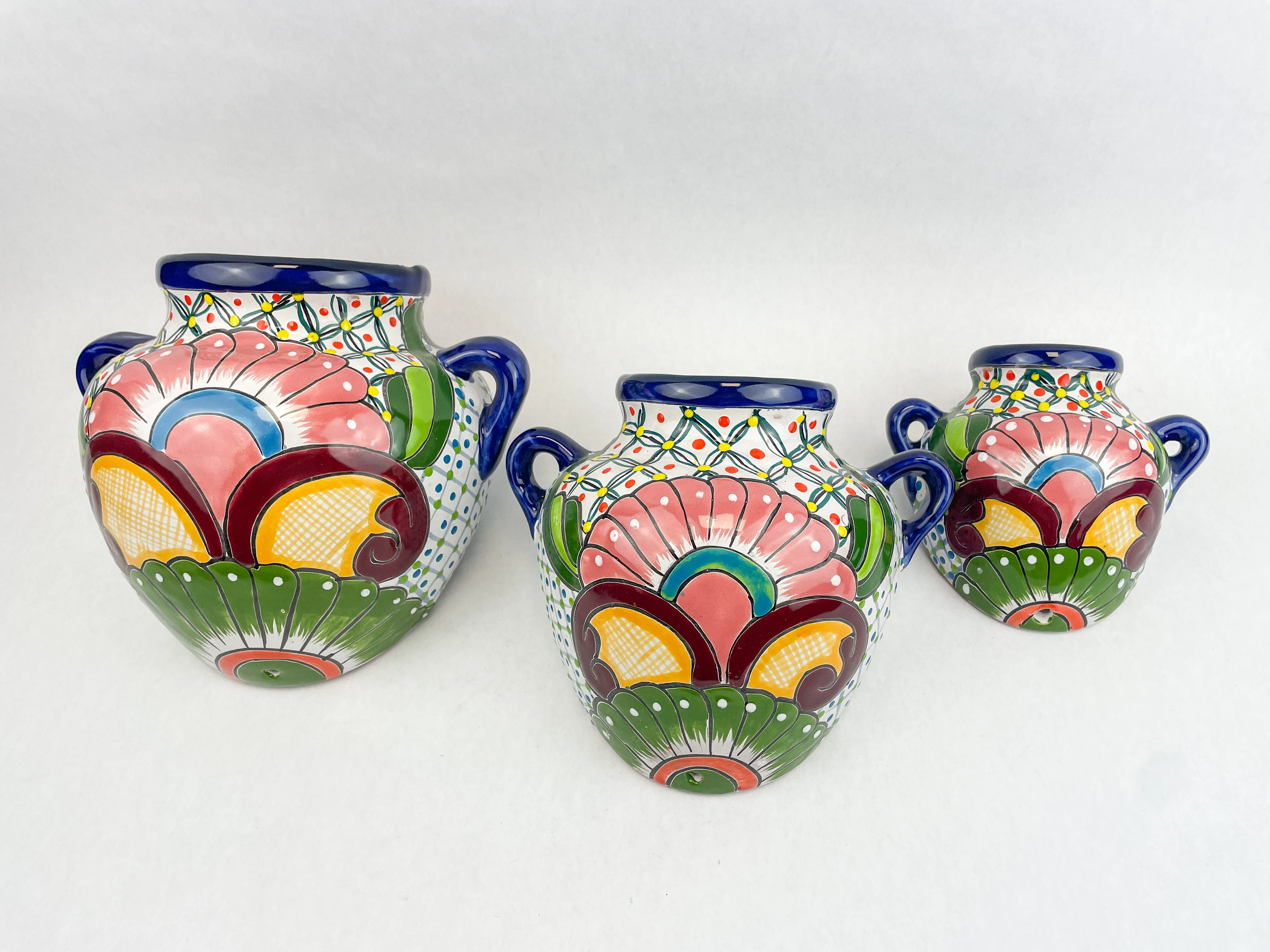 Talavera Wall Planter Mexican Wall Planter Wall Planter Pots Talavera Pottery Colorful - Image 5