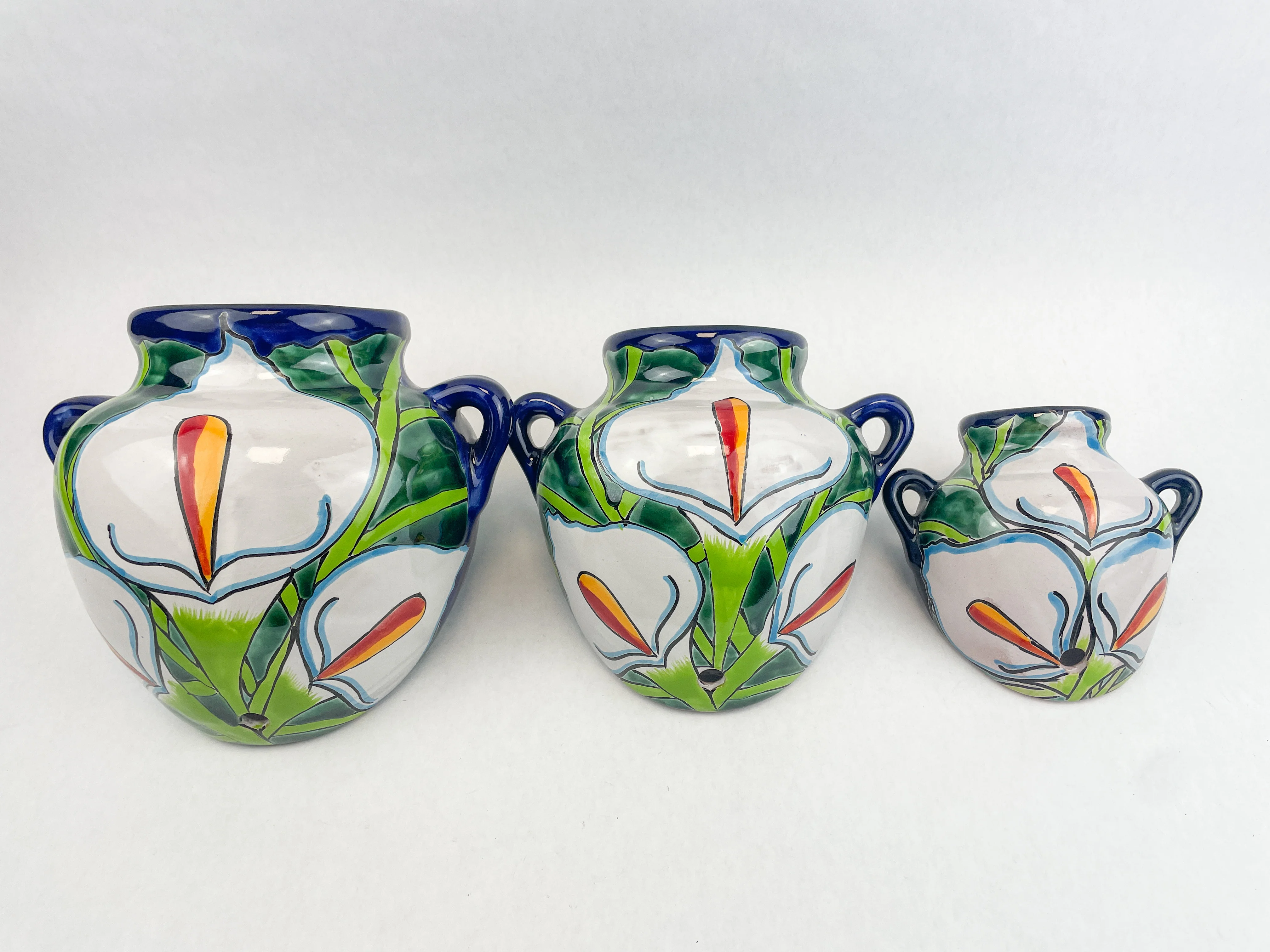 Talavera Wall Planter Mexican Wall Planter Wall Planter Pots Talavera Pottery Colorful - Image 6