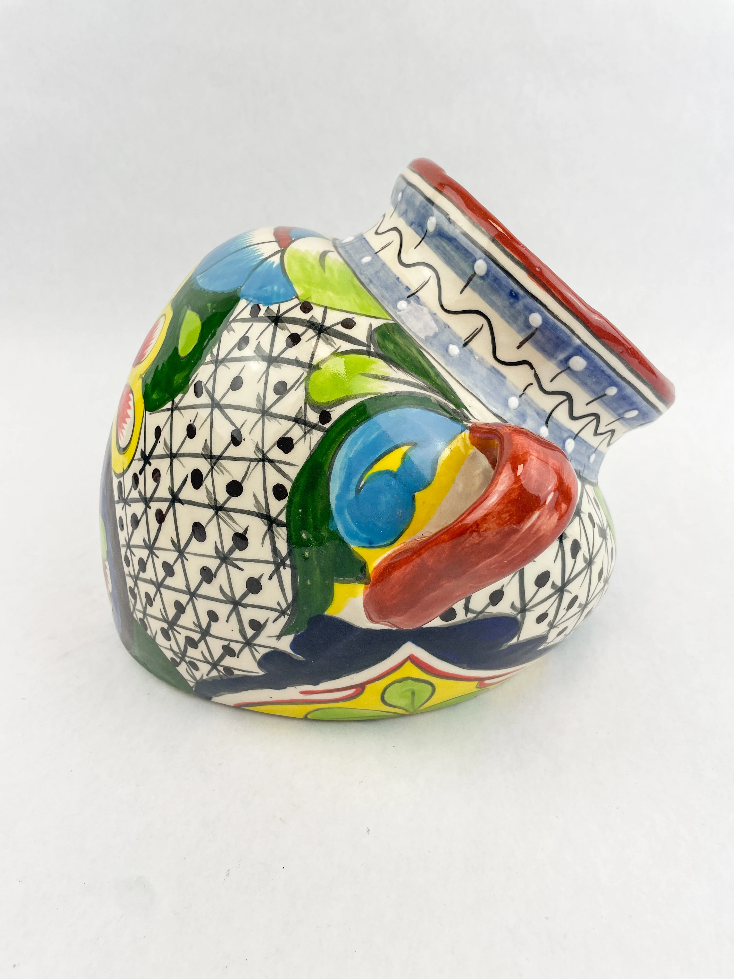 Talavera Wall Planter Mexican Wall Planter Wall Planter Pots Talavera Pottery Colorful - Image 8