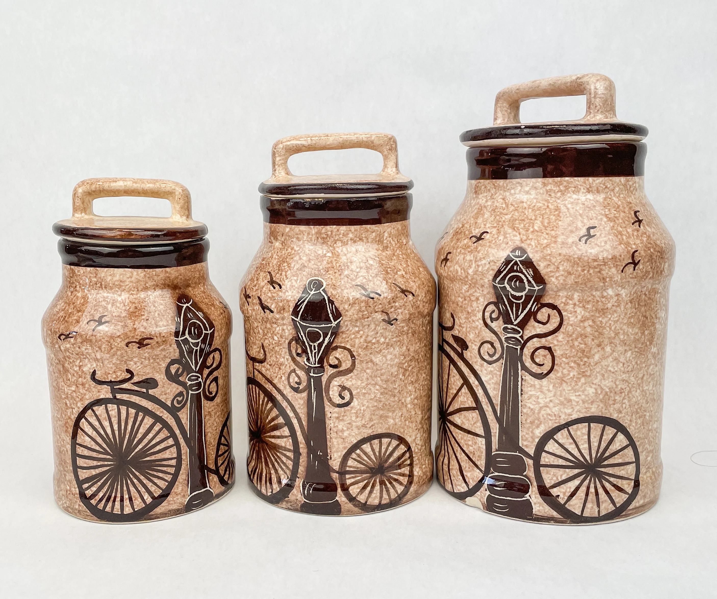 Talavera Canister Set 3 Pc Kitchen Canisters Cow Kitchen Decor - Image 8