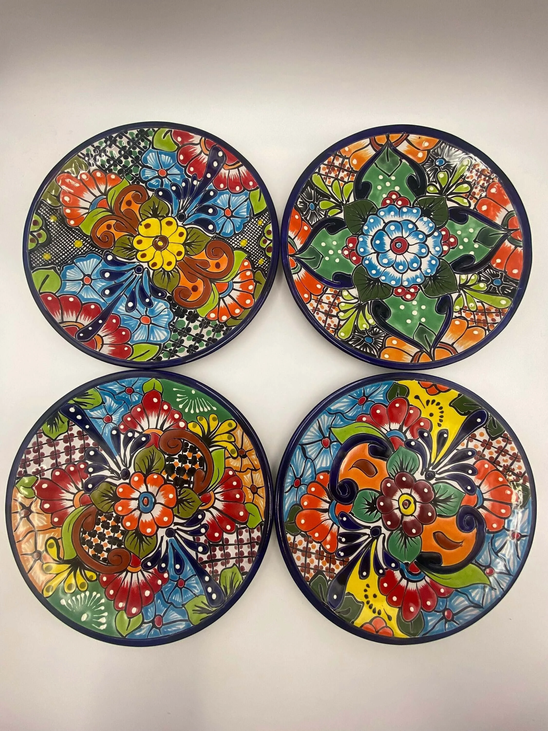 Talavera Dinnerware Set | 34-Piece Mexican Tableware for 8 - Image 4