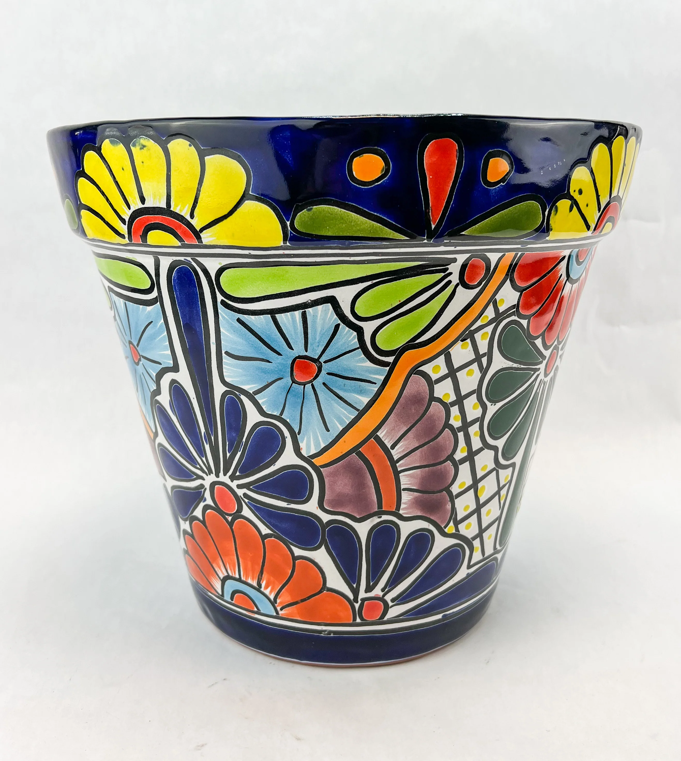 Talavera Planter Flower Pot - Maceta Grande - Image 3