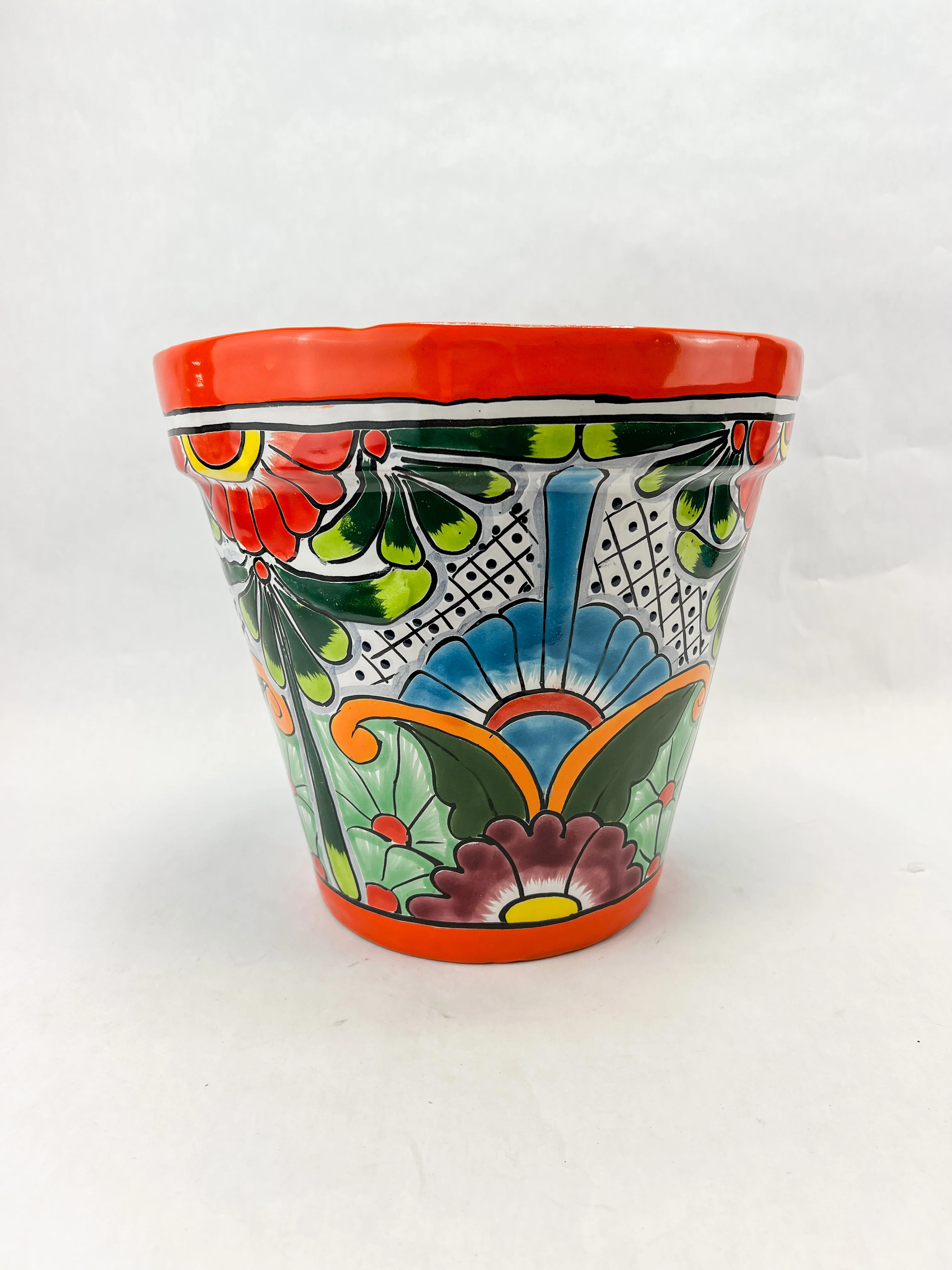 Talavera Planter Flower Pot - Maceta Grande - Image 5