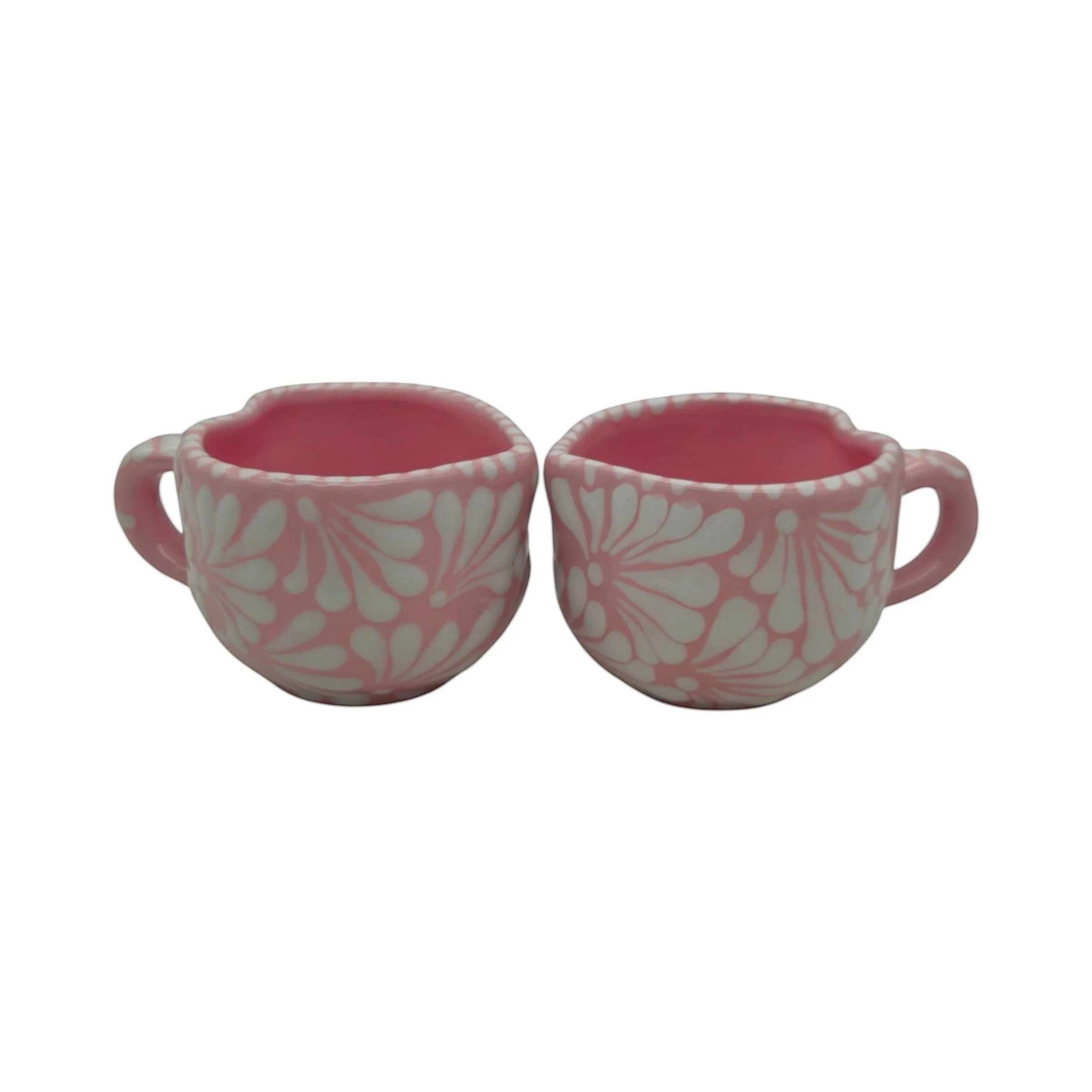 Talavera Heart Mug | Hand-Painted Pink Mexican Coffee Cup - Image 6