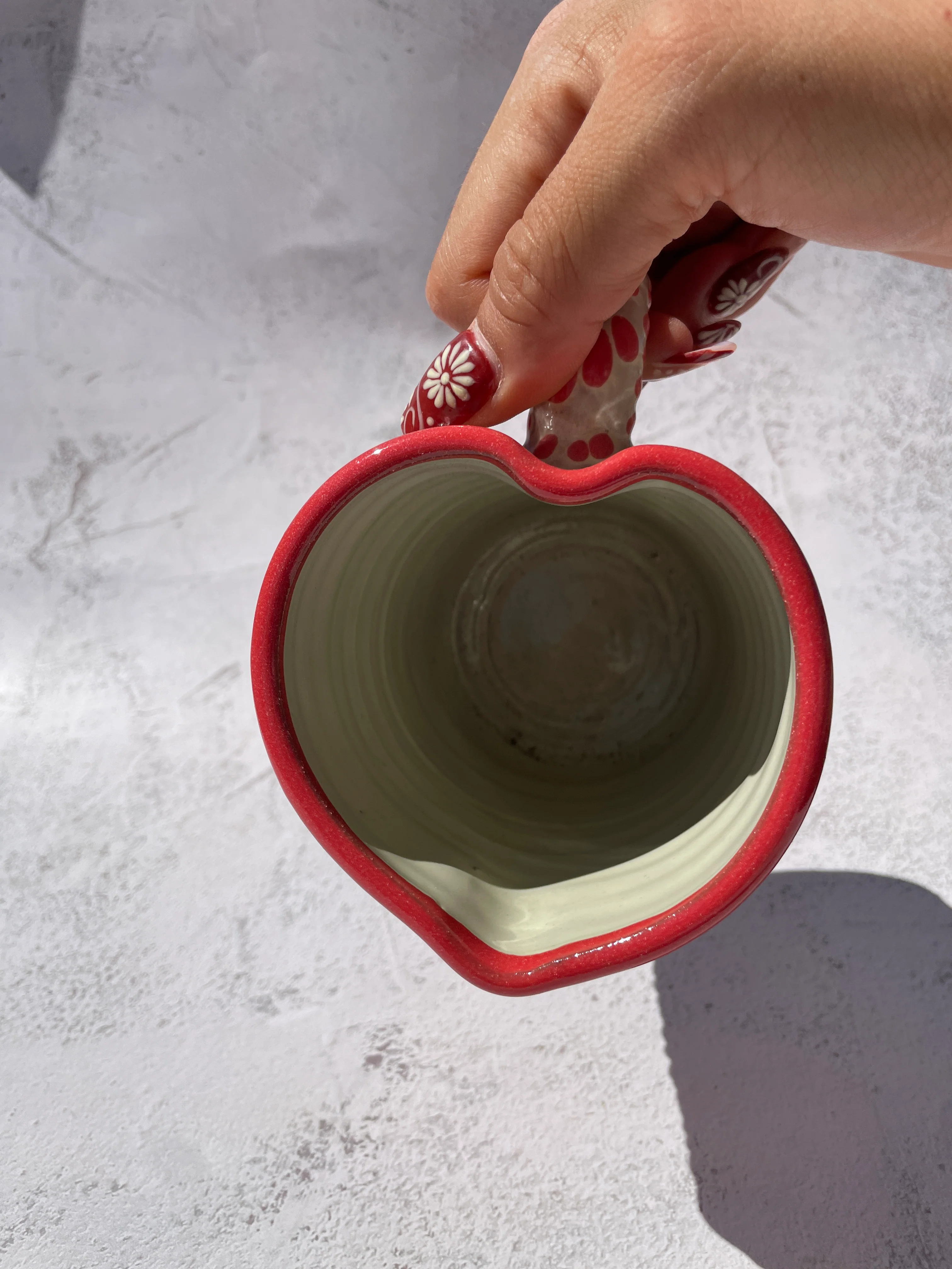 Talavera Heart shaped Mug - Taza Corazon Talavera - Image 4