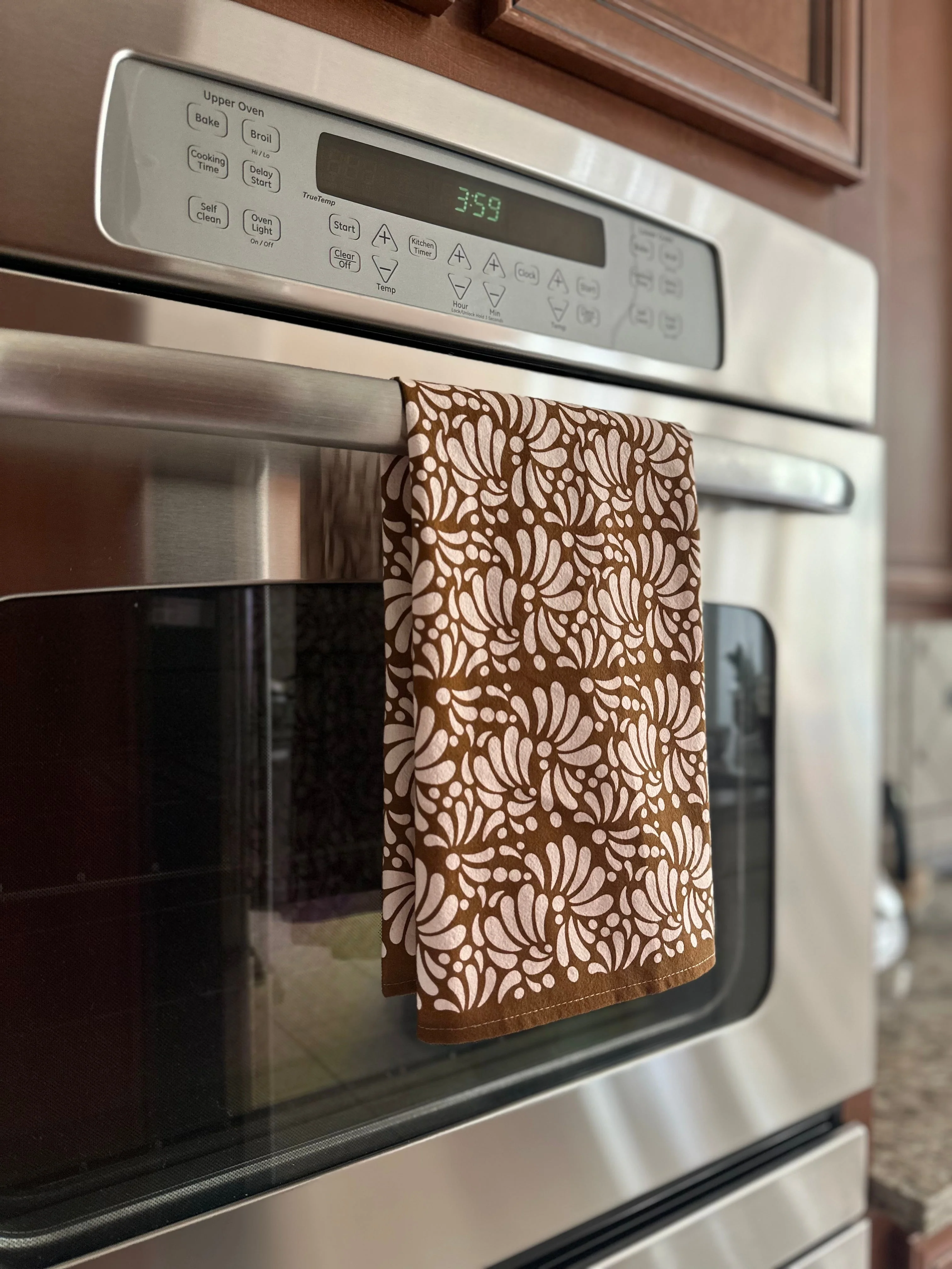 Brown Talavera Kitchen Towels 2pc - Servilletas Cafe - Image 5