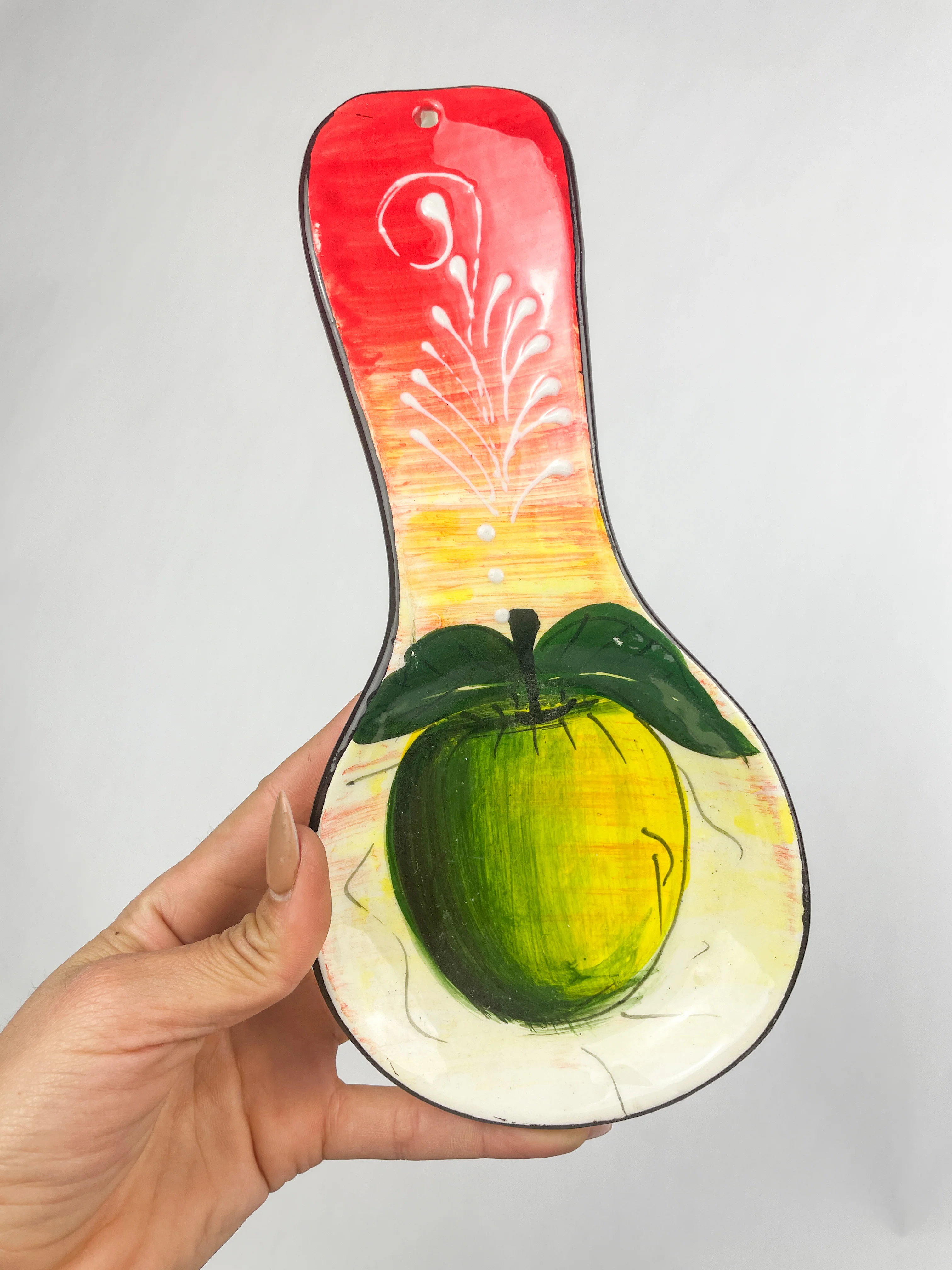 Talavera Spoon Rest 10” Multicolor Beautiful Design Hand Painted Wall Decoration Kitchen - Image 10