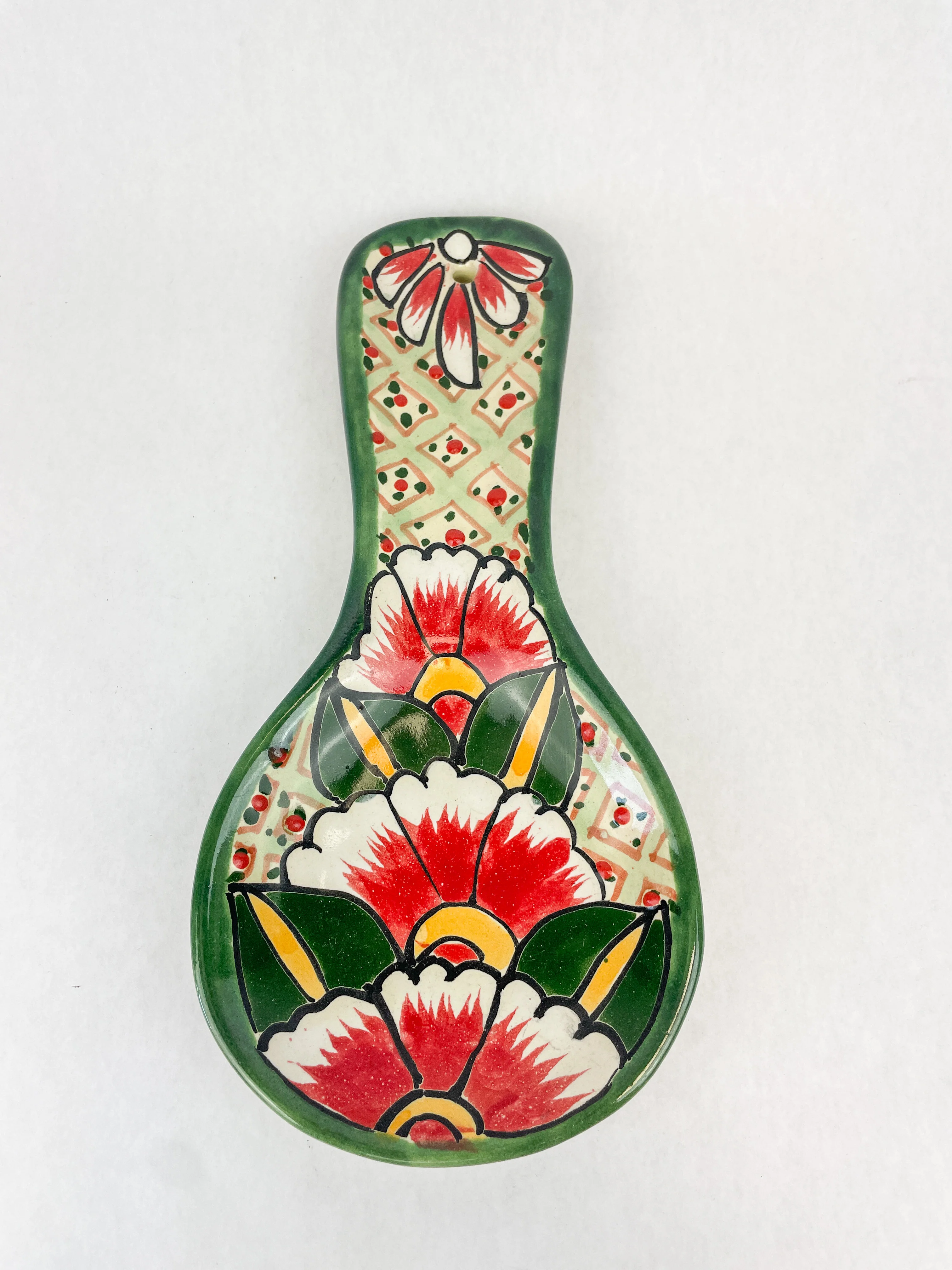 Talavera Spoon Rest 10” Multicolor Beautiful Design Hand Painted Wall Decoration Kitchen - Image 8