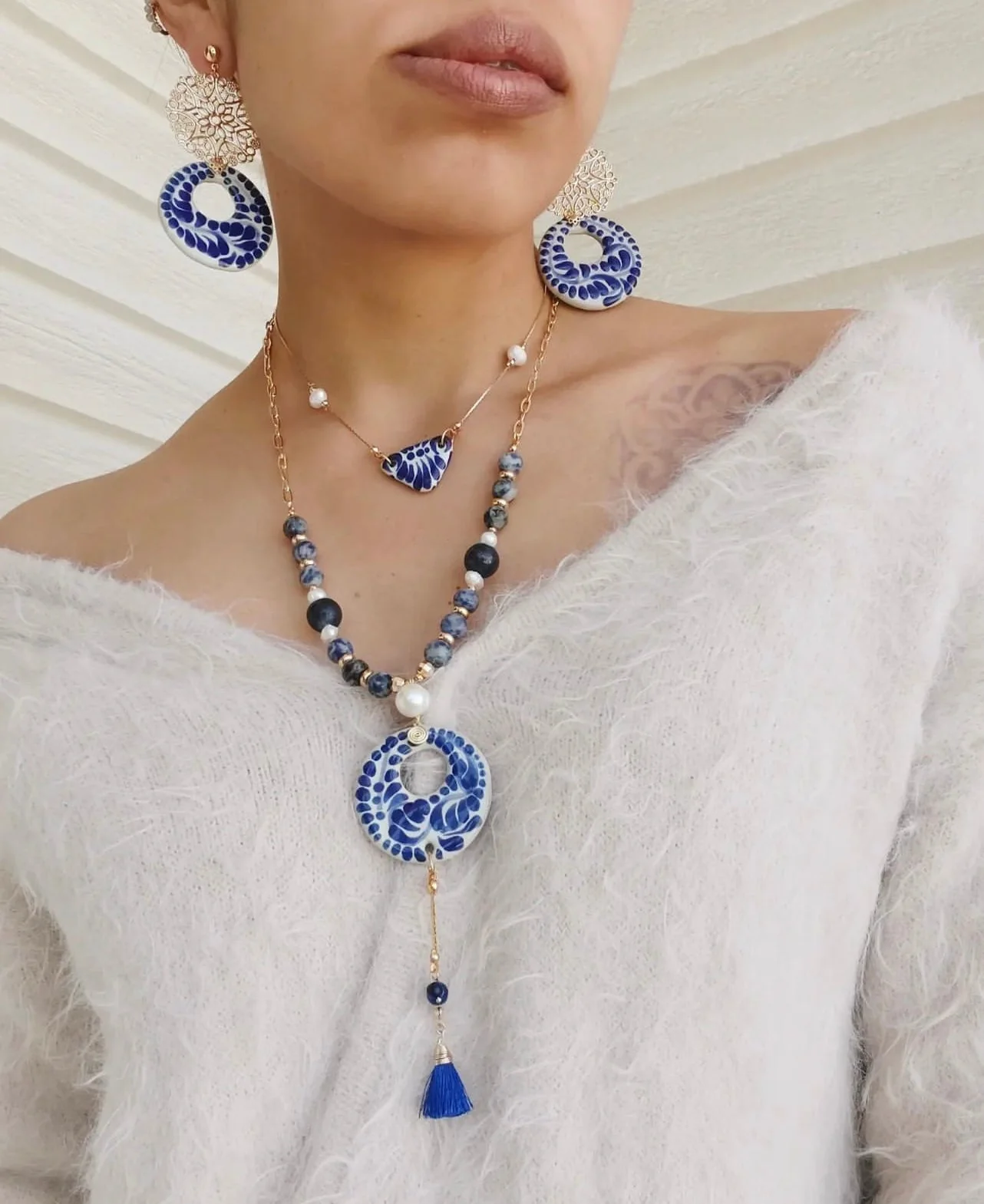 Talavera Necklace gika collection “Chalco” - Image 3