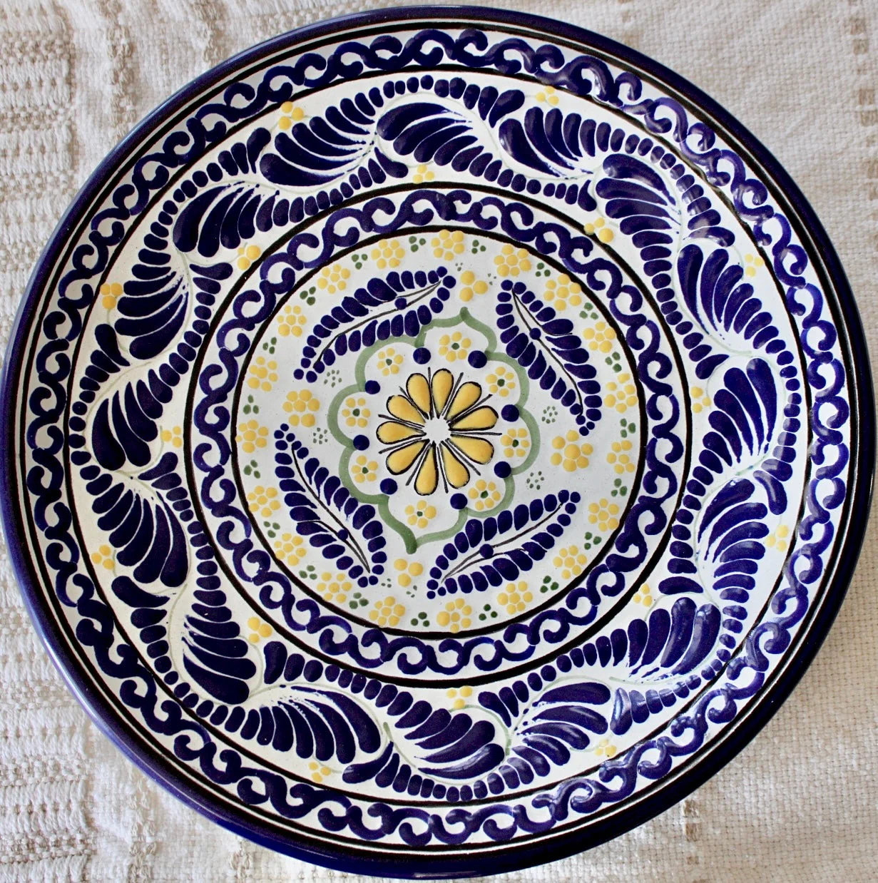 Talavera Dinner 12" Plate - Plato Talavera 30cm - Image 3