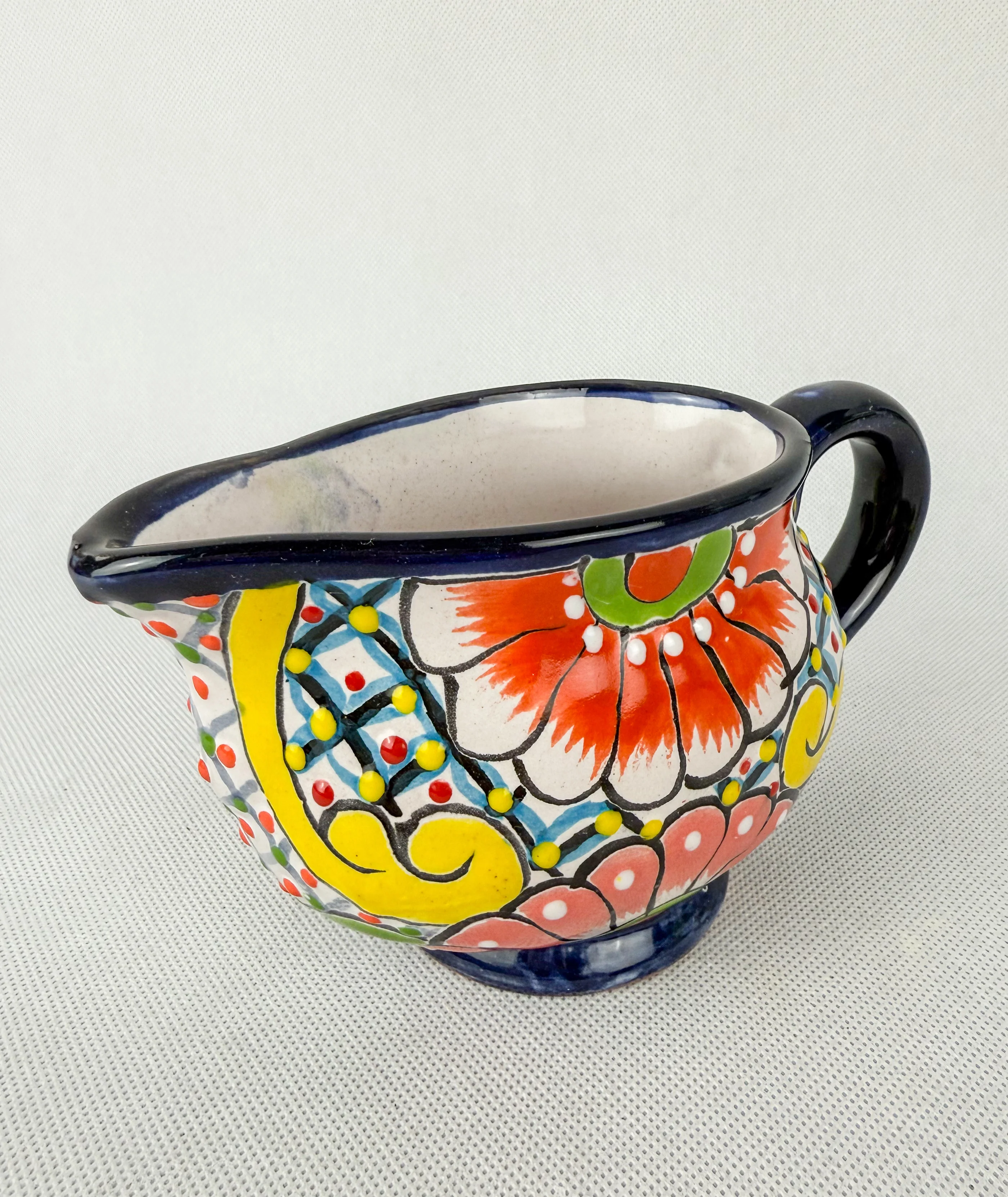 Talavera Pottery Gravy Boat Mexican Talavera Pottery Authentic Talavera Pottery Blue Colorful - Image 10