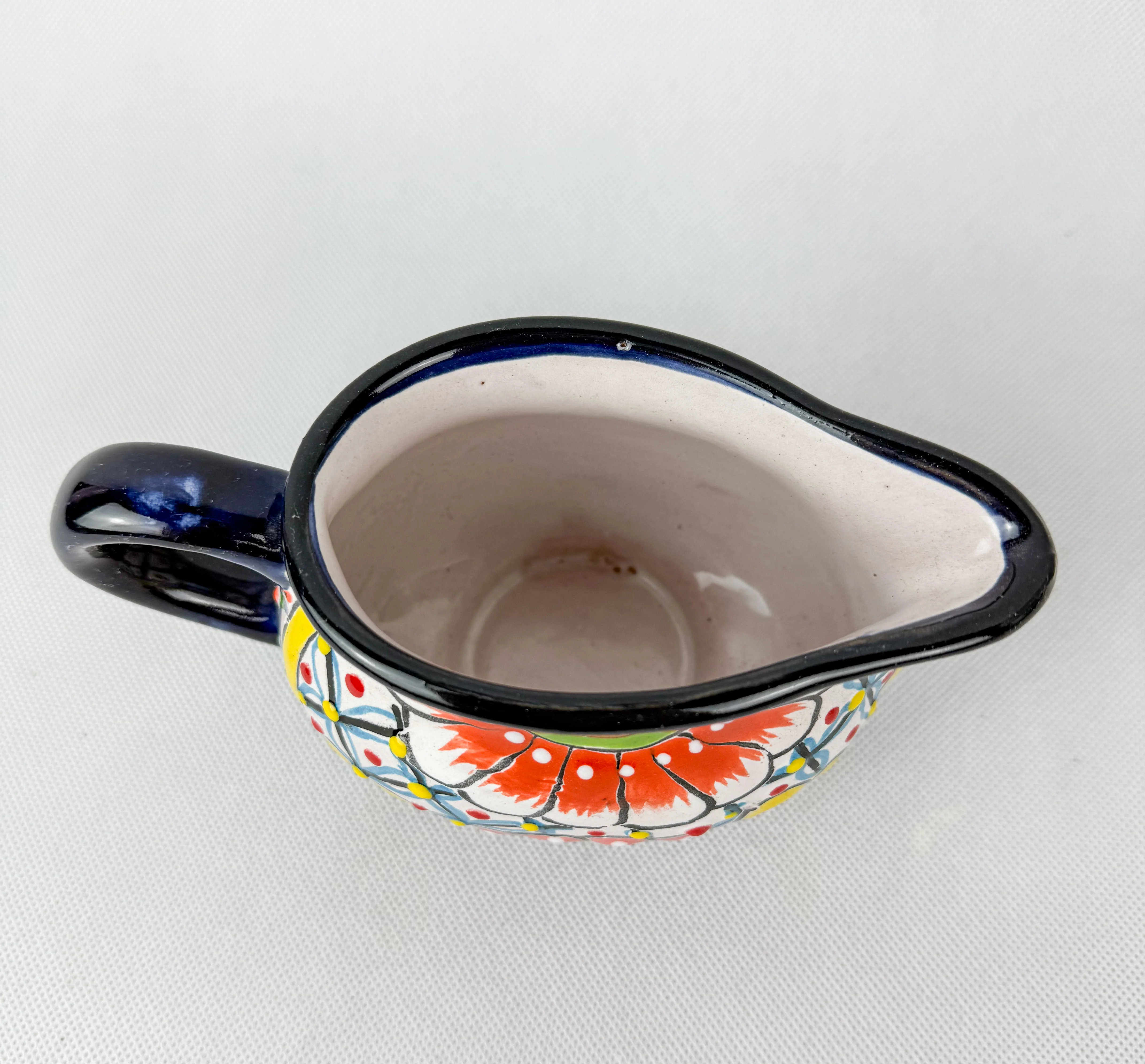 Talavera Pottery Gravy Boat Mexican Talavera Pottery Authentic Talavera Pottery Blue Colorful - Image 9