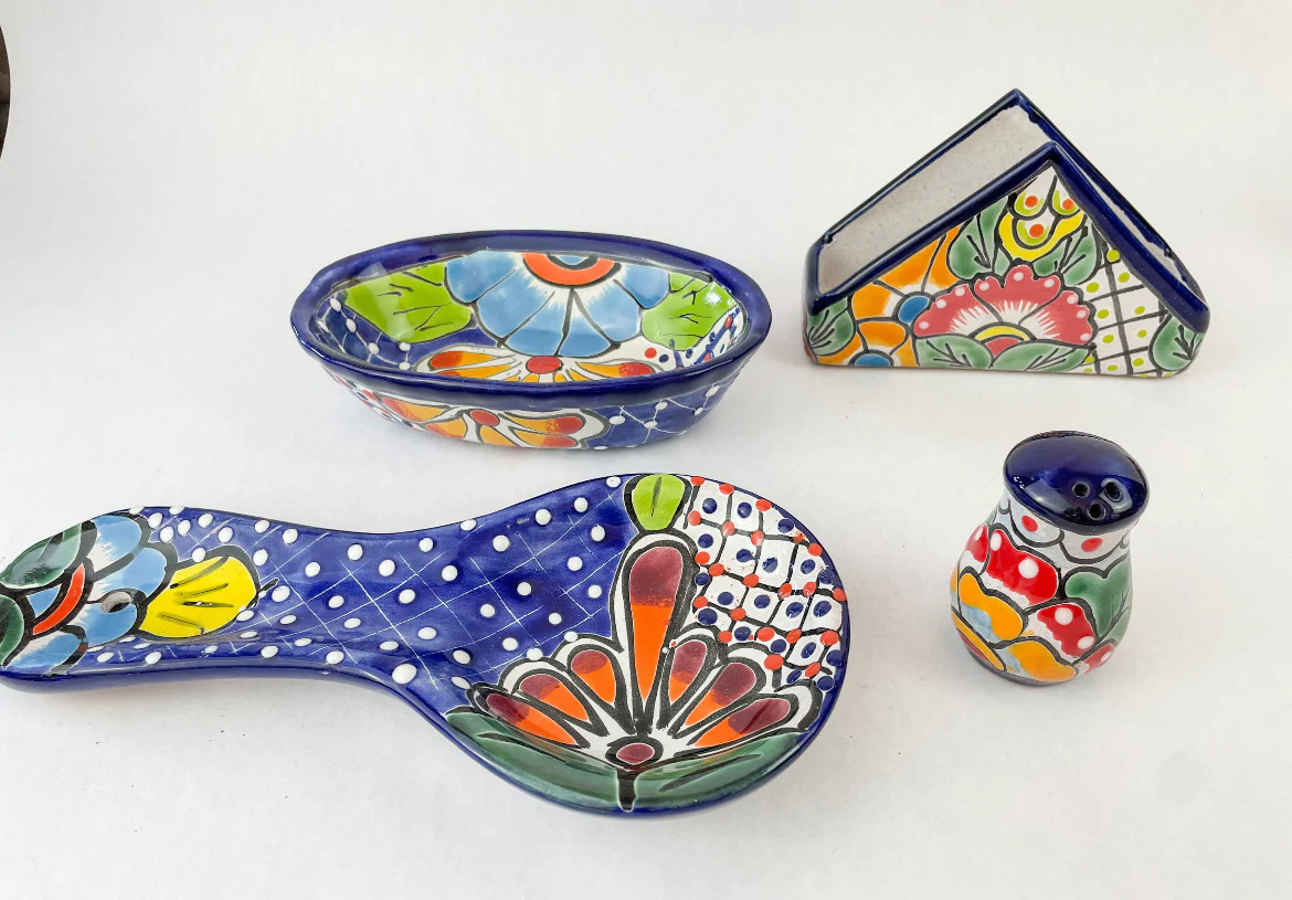 Talavera Salt Pepper Shaker Colorful - Salero - Image 4