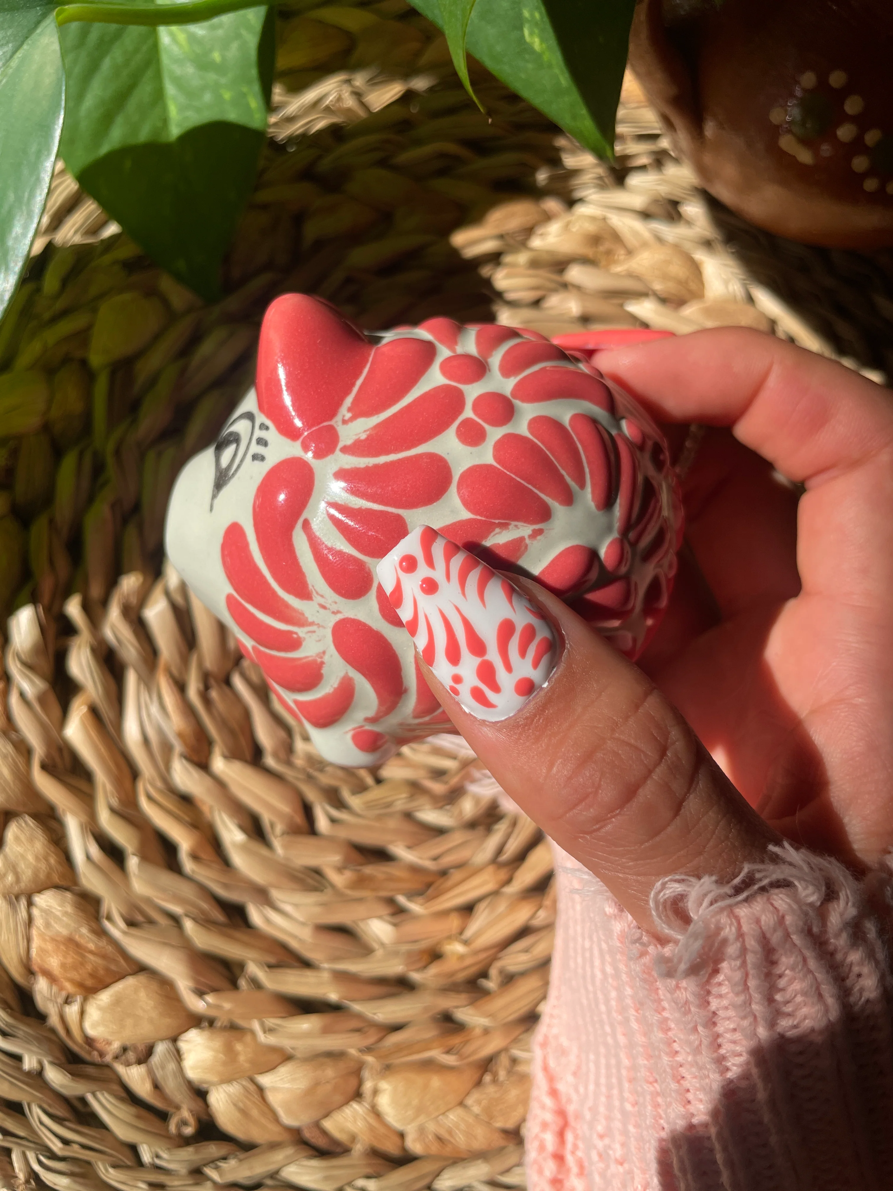 Talavera Piggy Salt Pepper Shaker - Saleros Marranito - Image 2