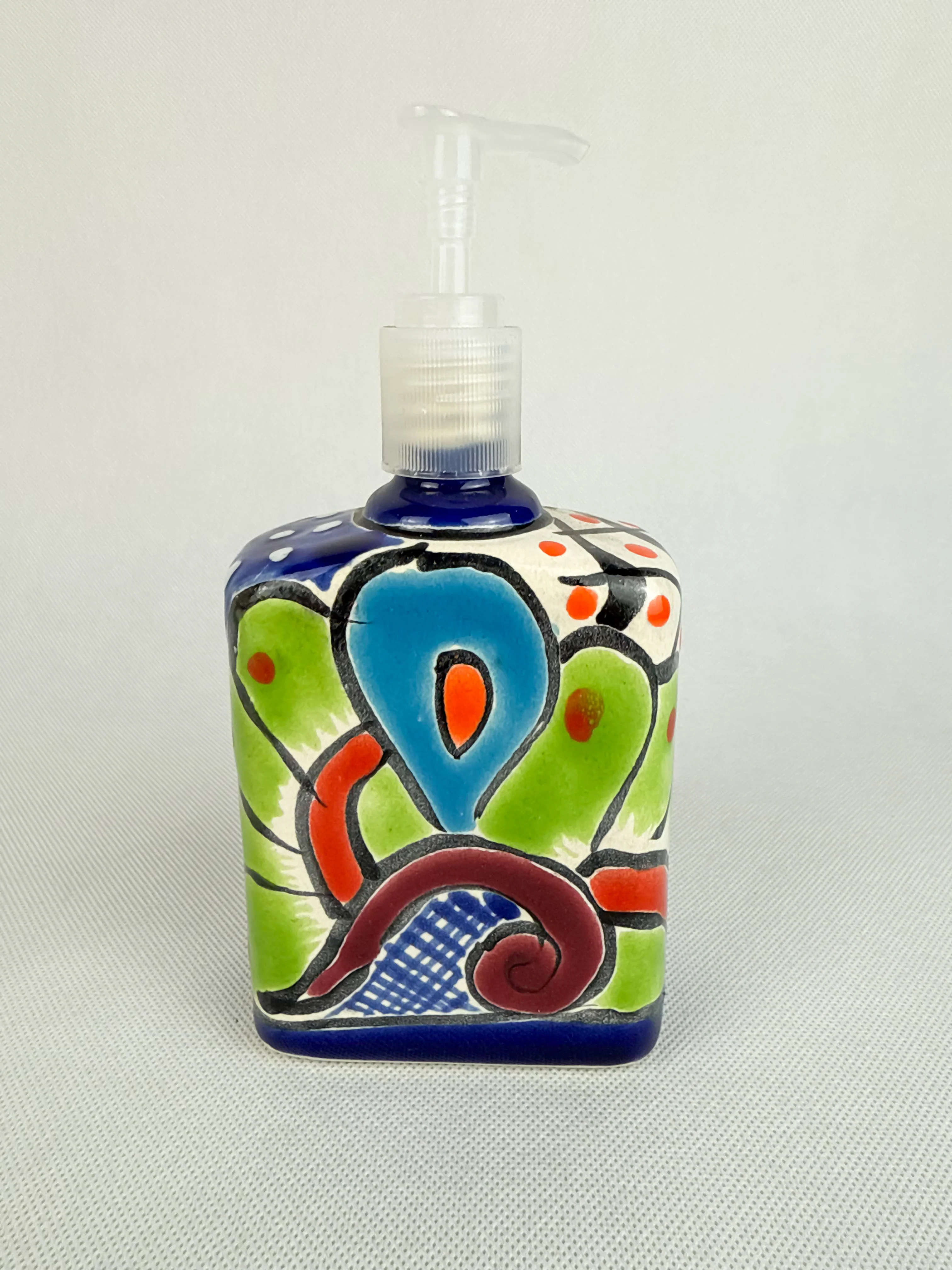 Talavera Soap Dispenser Lotion Dispenser Talavera Bathroom Accessories Jabonera Colorful - Image 8