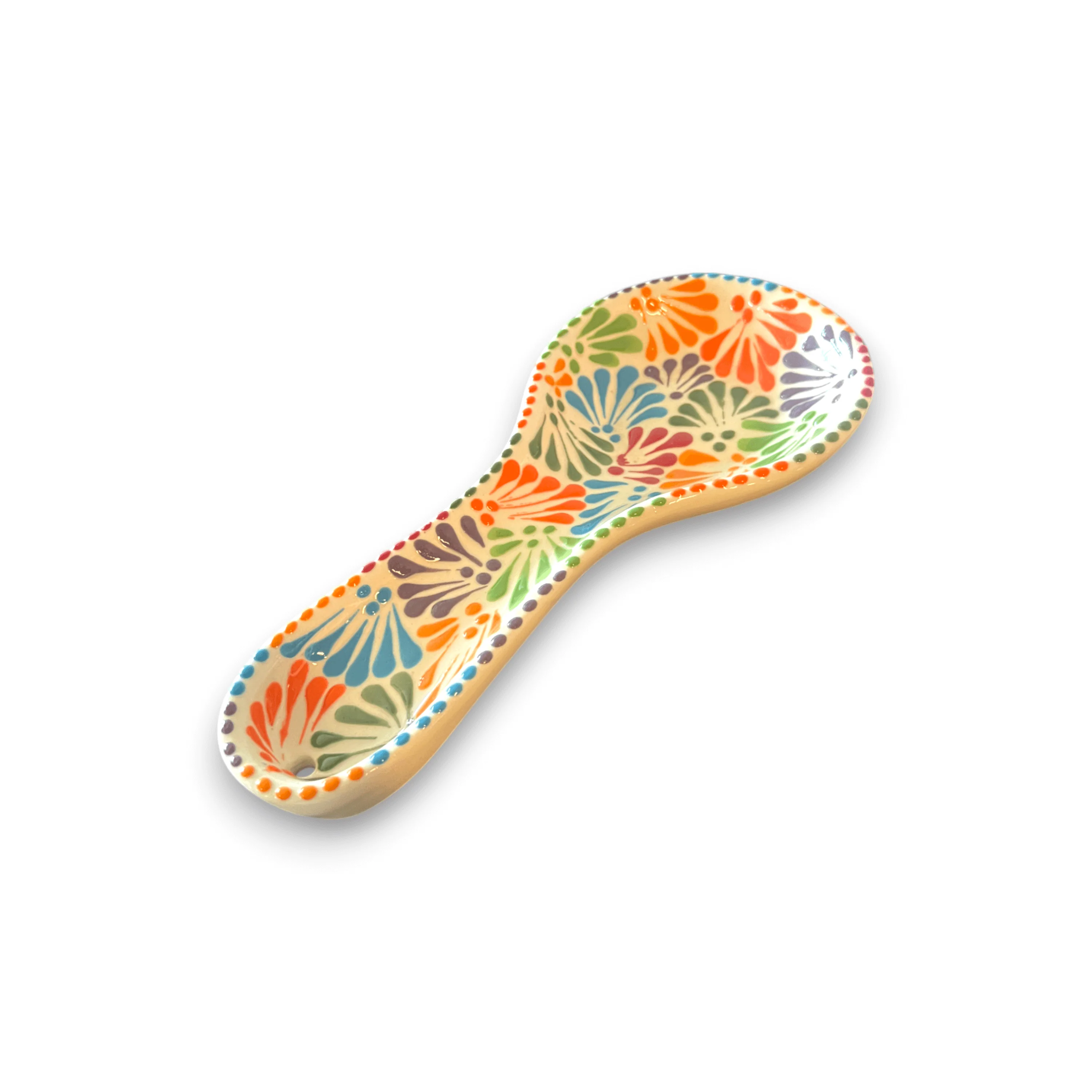 Talavera Spoon Rest | Handmade Mexican Puebla - Image 4