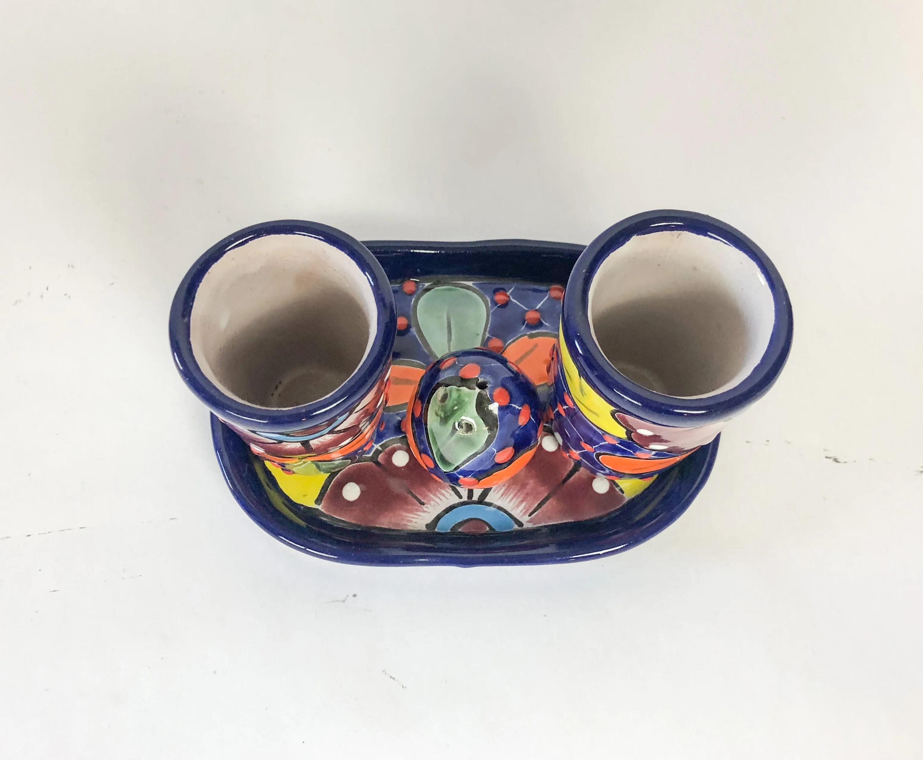Talavera Tequila Shot Glass Set 4pc Set Tequila Shot Glasses - Image 3