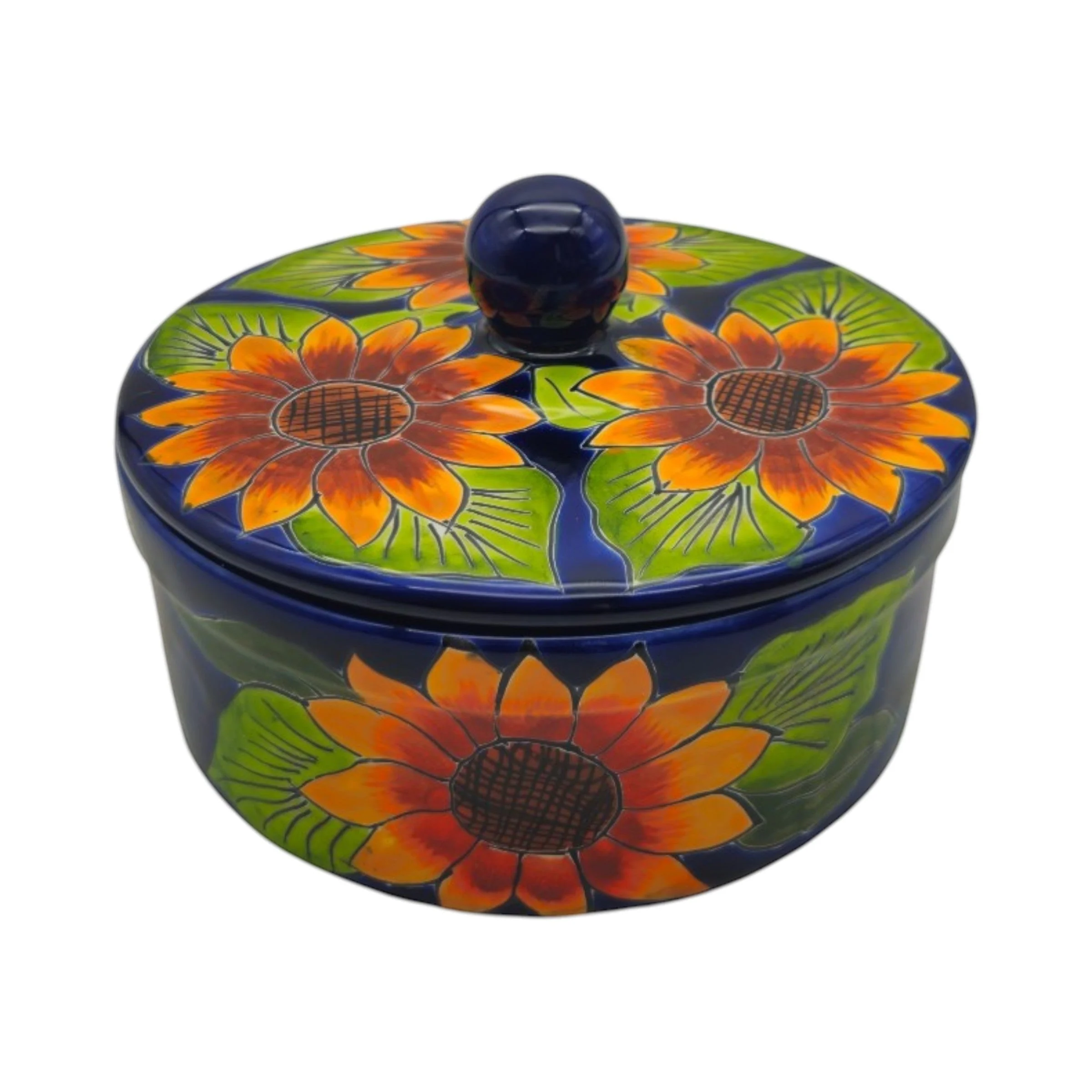 Talavera Tortilla Warmer Sunflower - Tortillero Girasol - Image 6