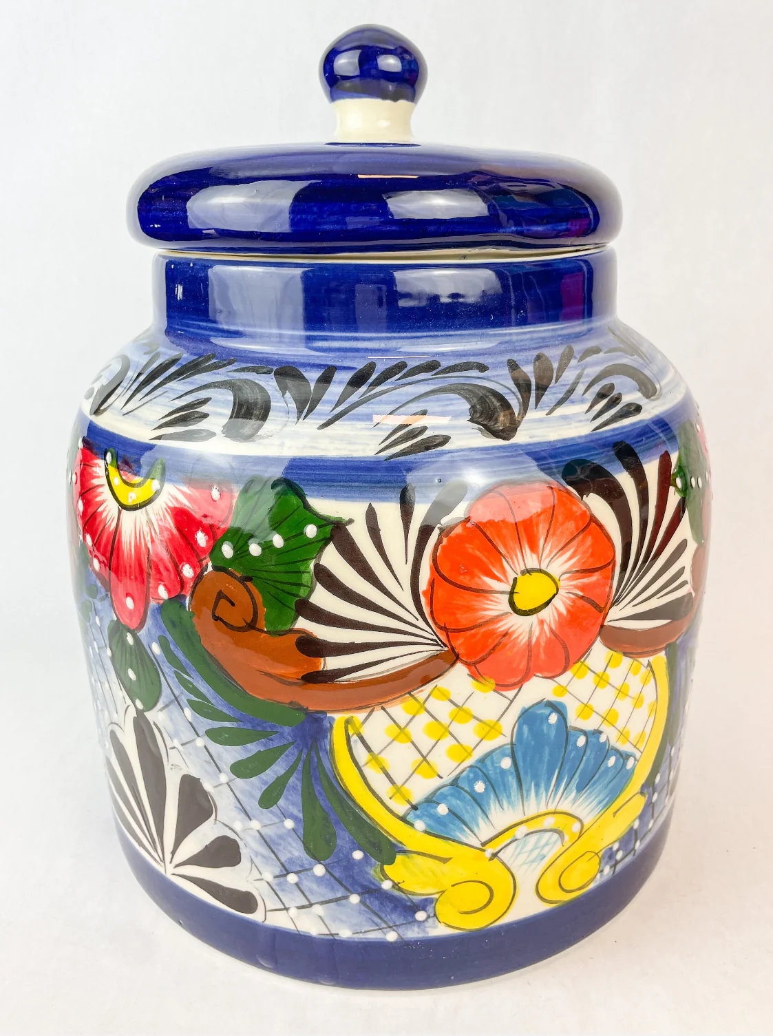 Talavera Water Dispenser With Wooden Stand Water Crock Mexican Water Dispenser - Image 3