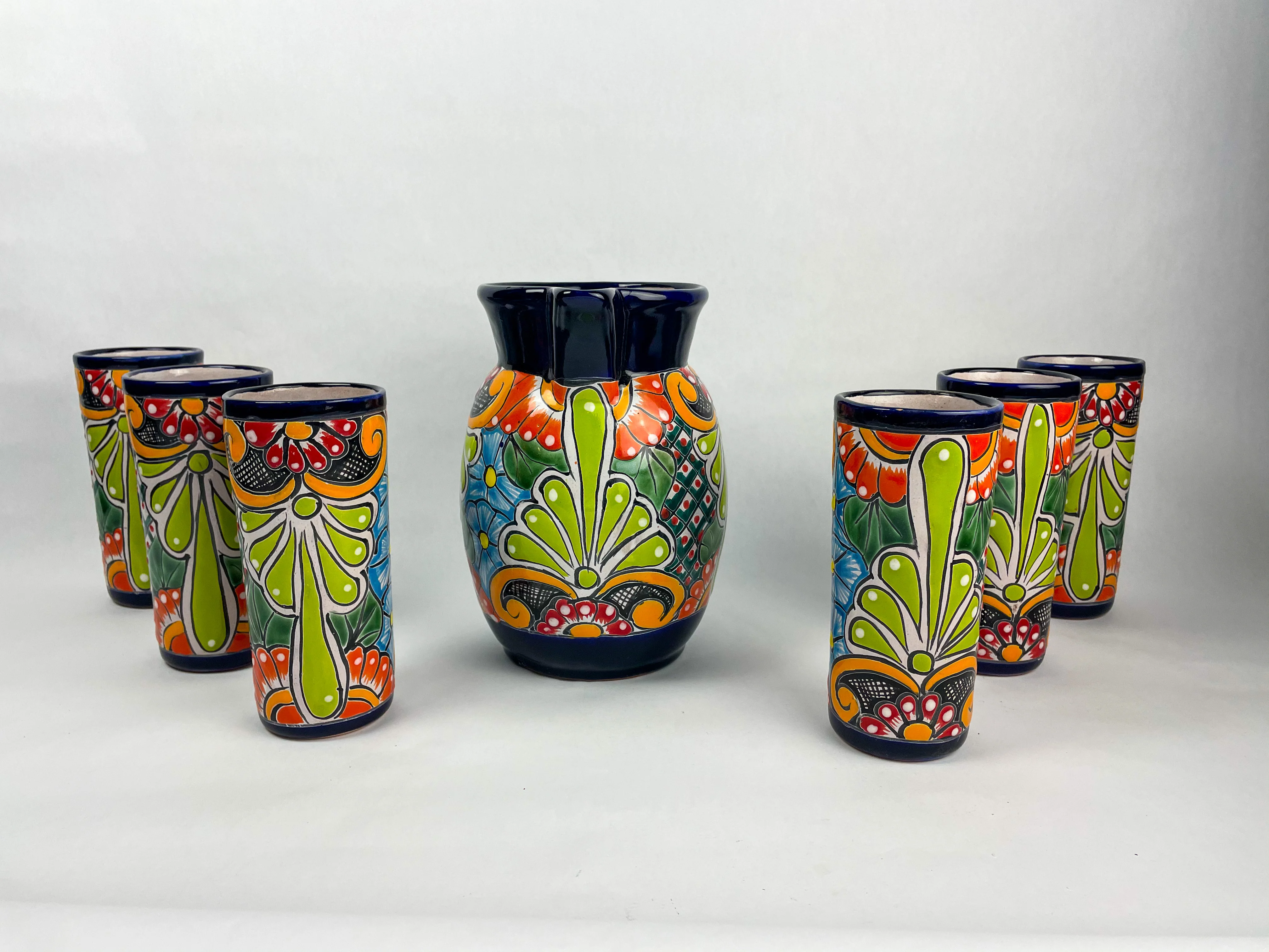 Talavera Pitcher Set 7 Pc - Juego Jarra Talavera - Image 15