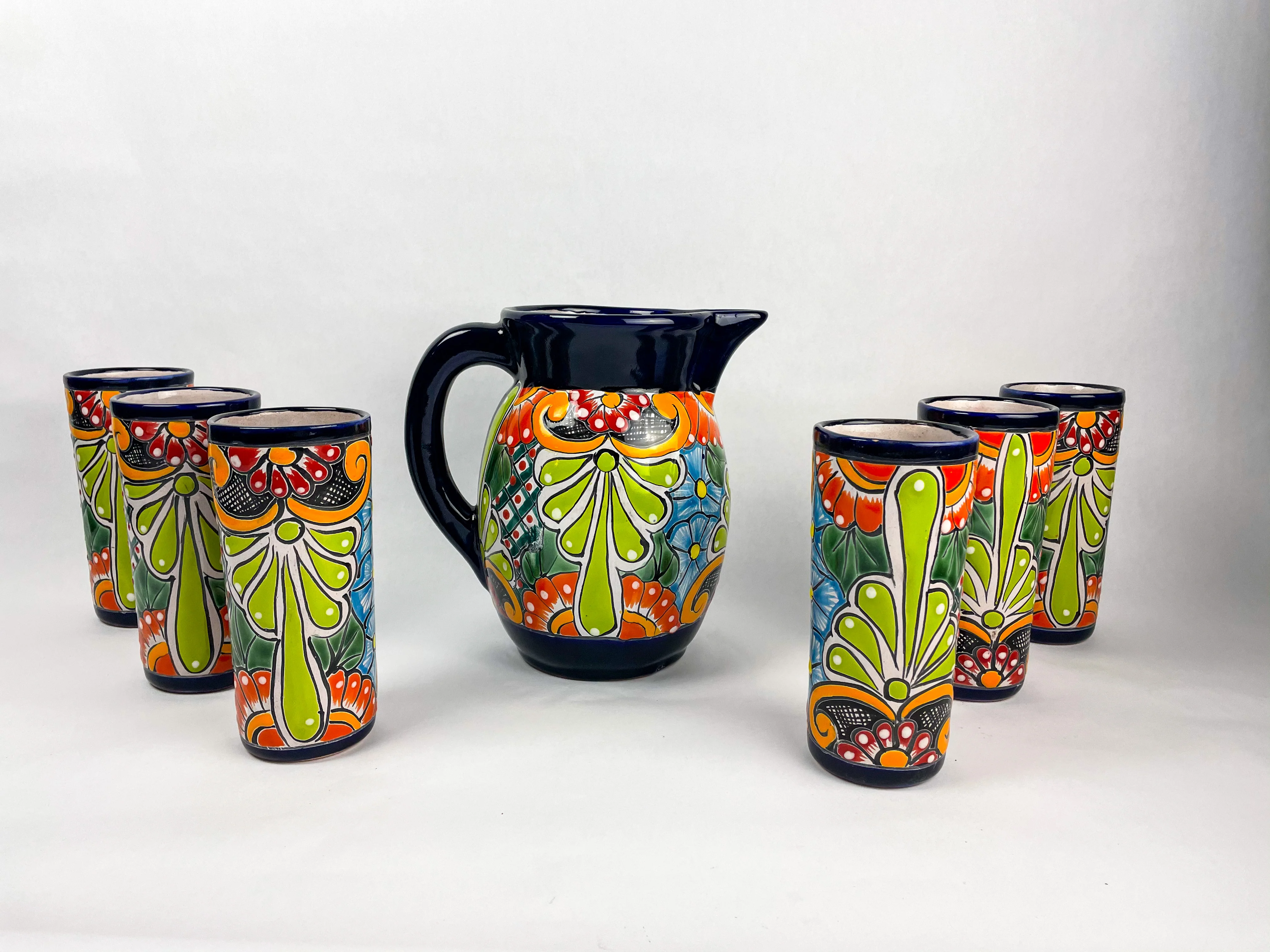 Talavera Pitcher Set 7 Pc - Juego Jarra Talavera - Image 6