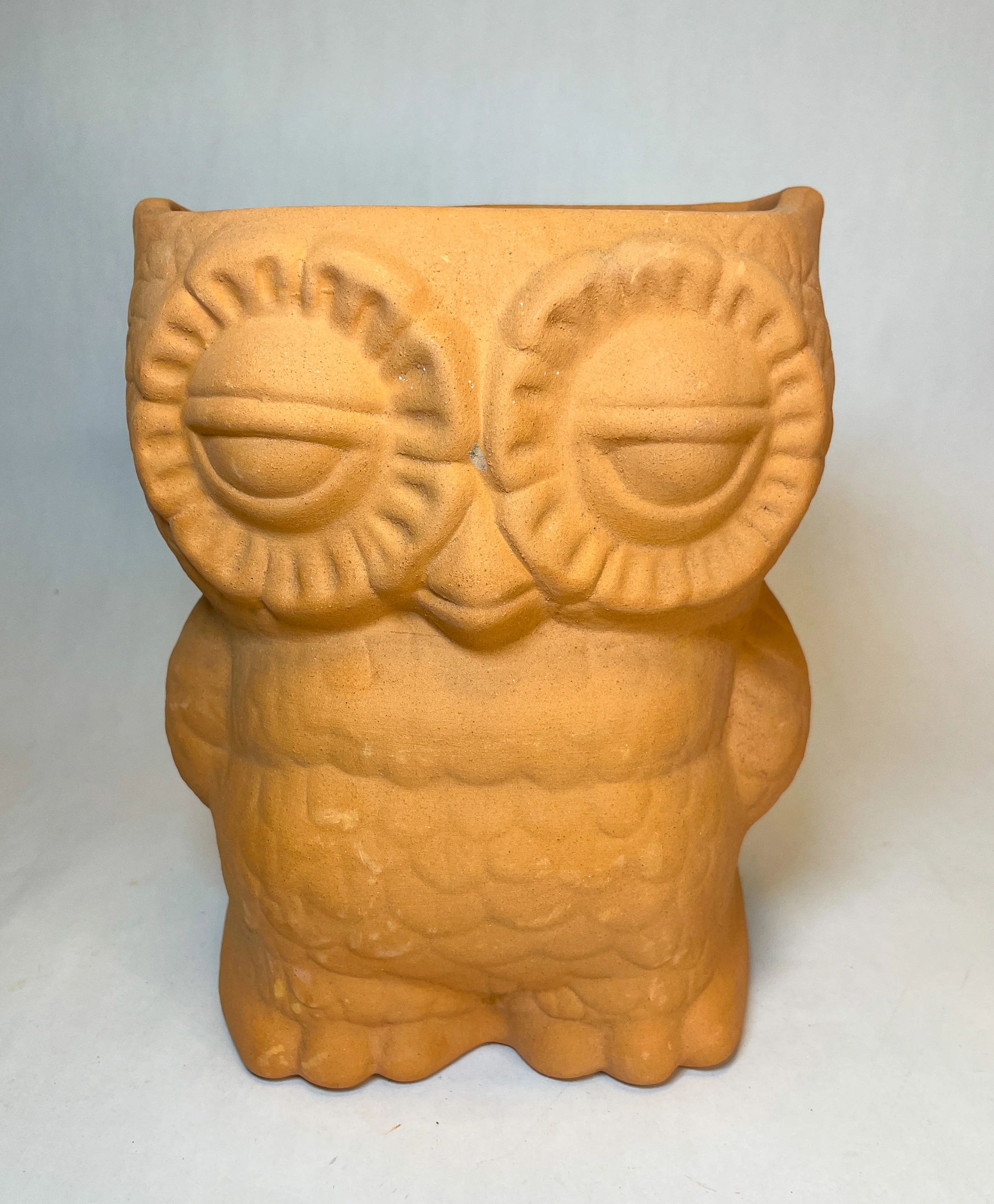 Terracotta Owl Planter Wall Planter Maceta de Búho De Pared - Image 3