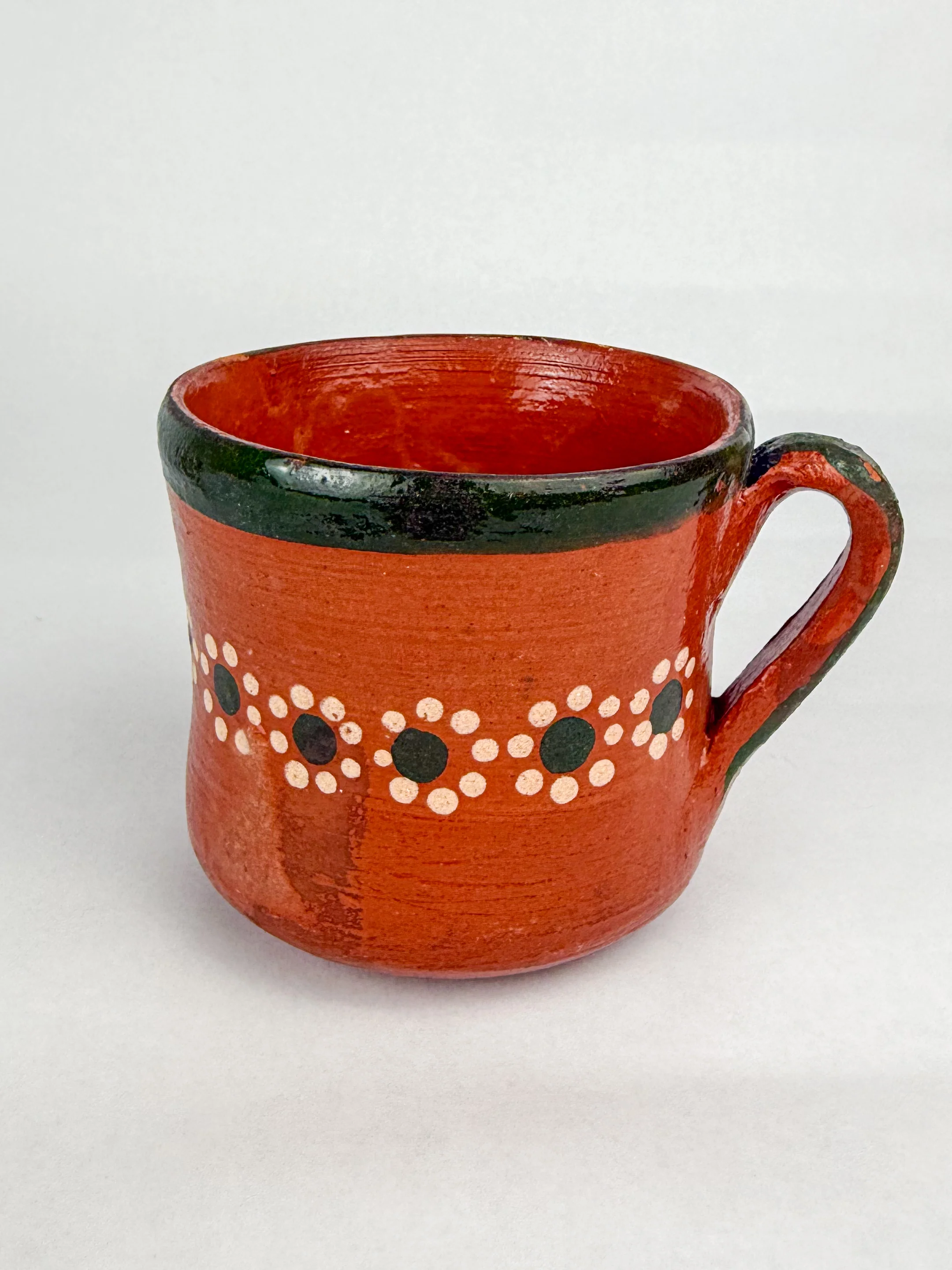 Michoacan Mexican Clay Mugs 2pc Set Mexican Cups Tazas De Barro Lead Free - Image 7