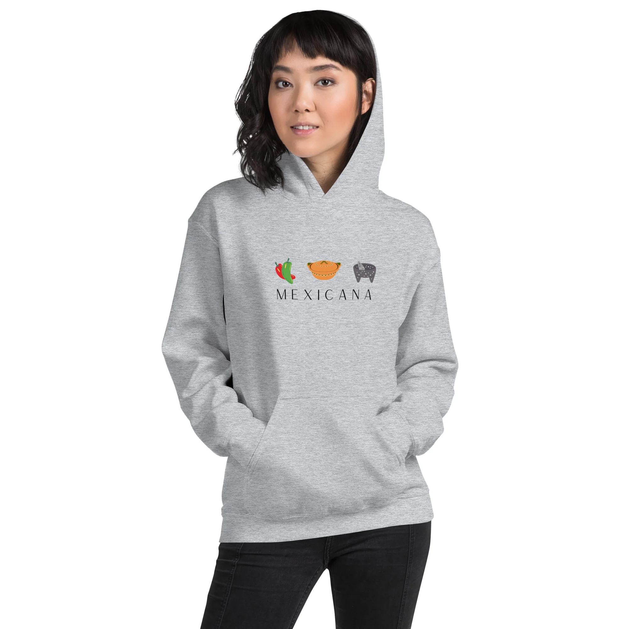 Mexicana Hoodie Unisex - Latin Culture Clothing - Image 3