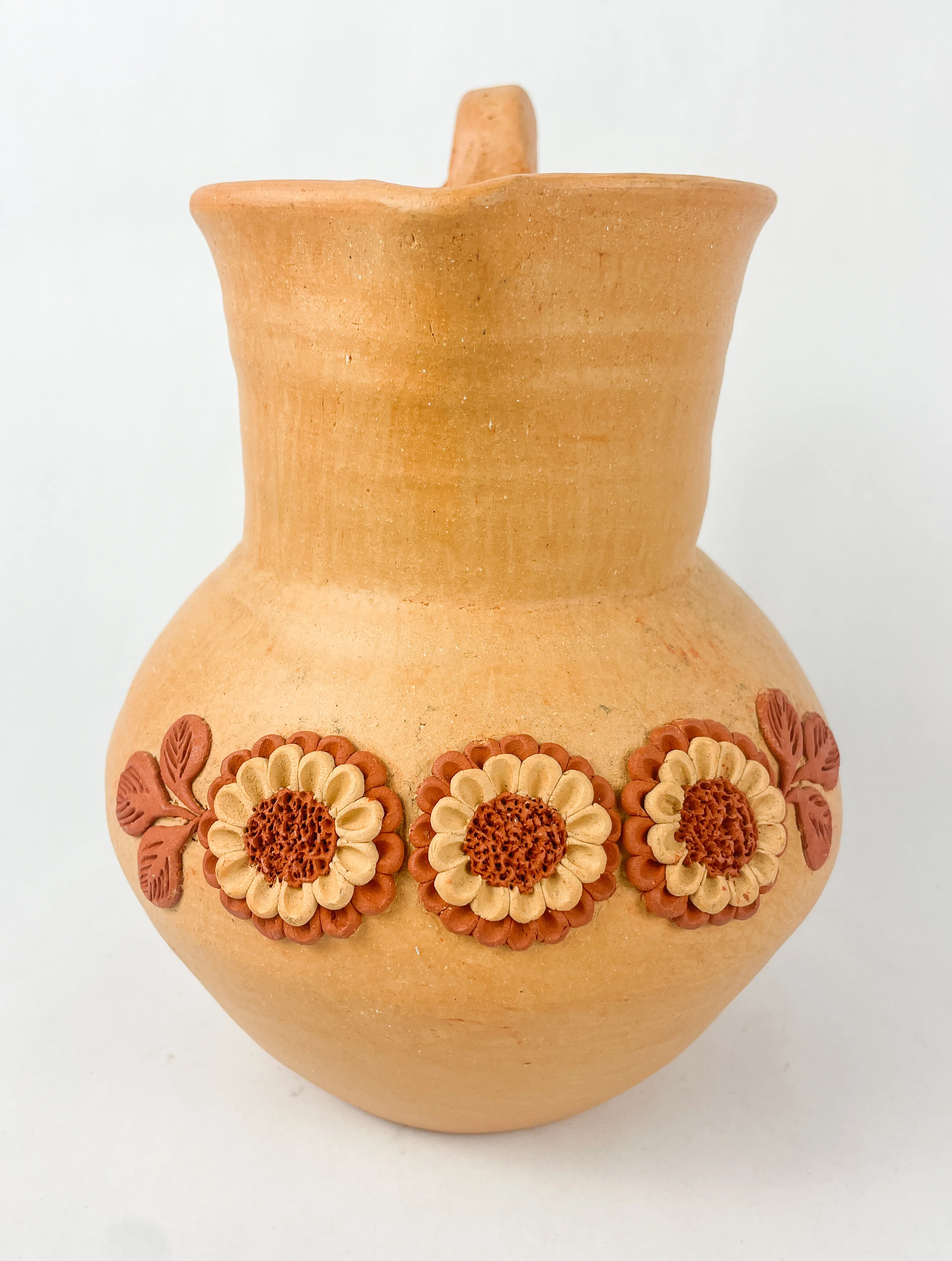 Velasco Oaxaca Pottery Pitcher Jarra Barro Clay Filigrana Oaxacan Pottery Atzompa Pottery Clay Filigree - Image 4