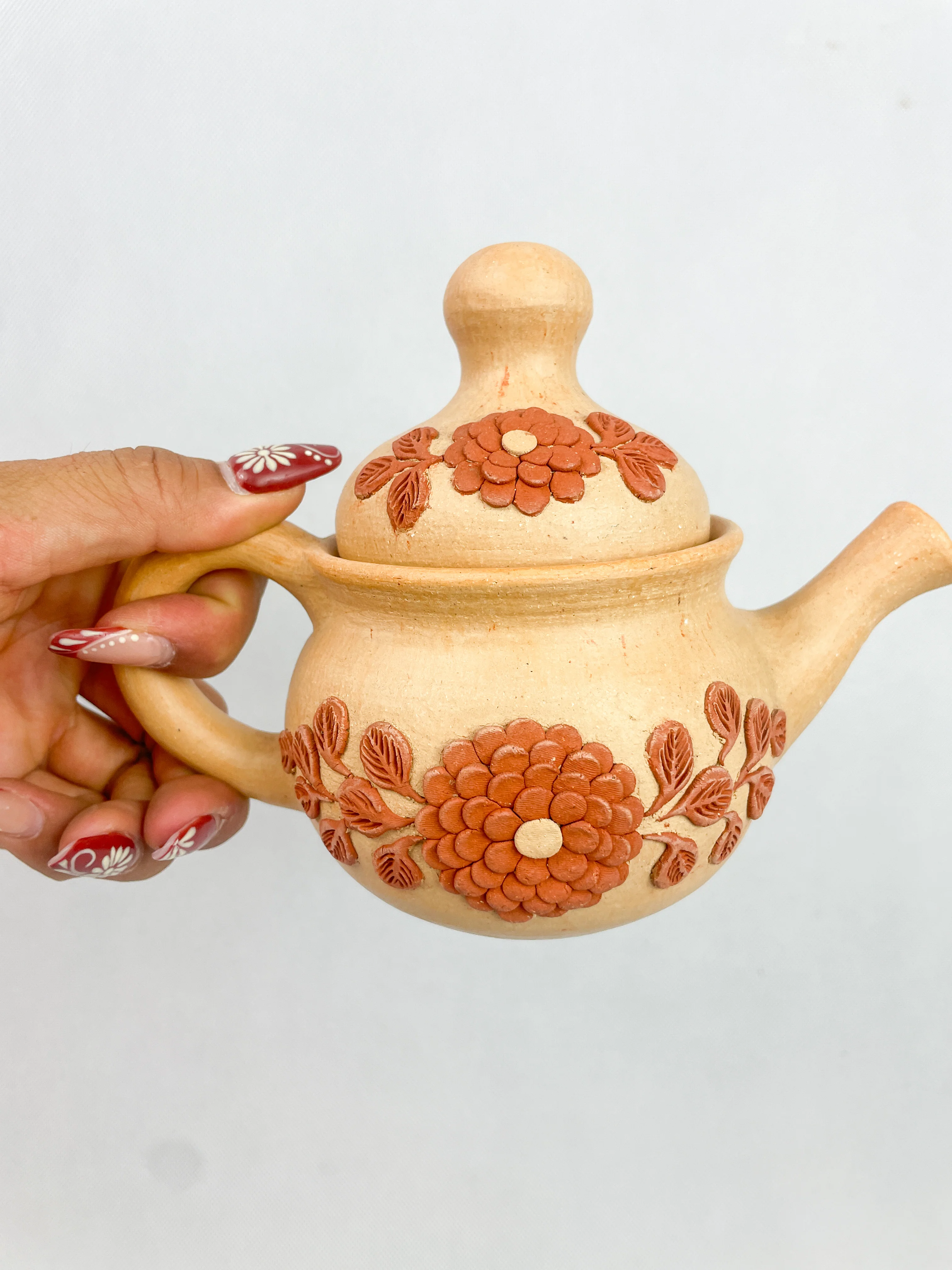 Velasco Oaxaca Red Clay Tea Pot - Tetera Barro